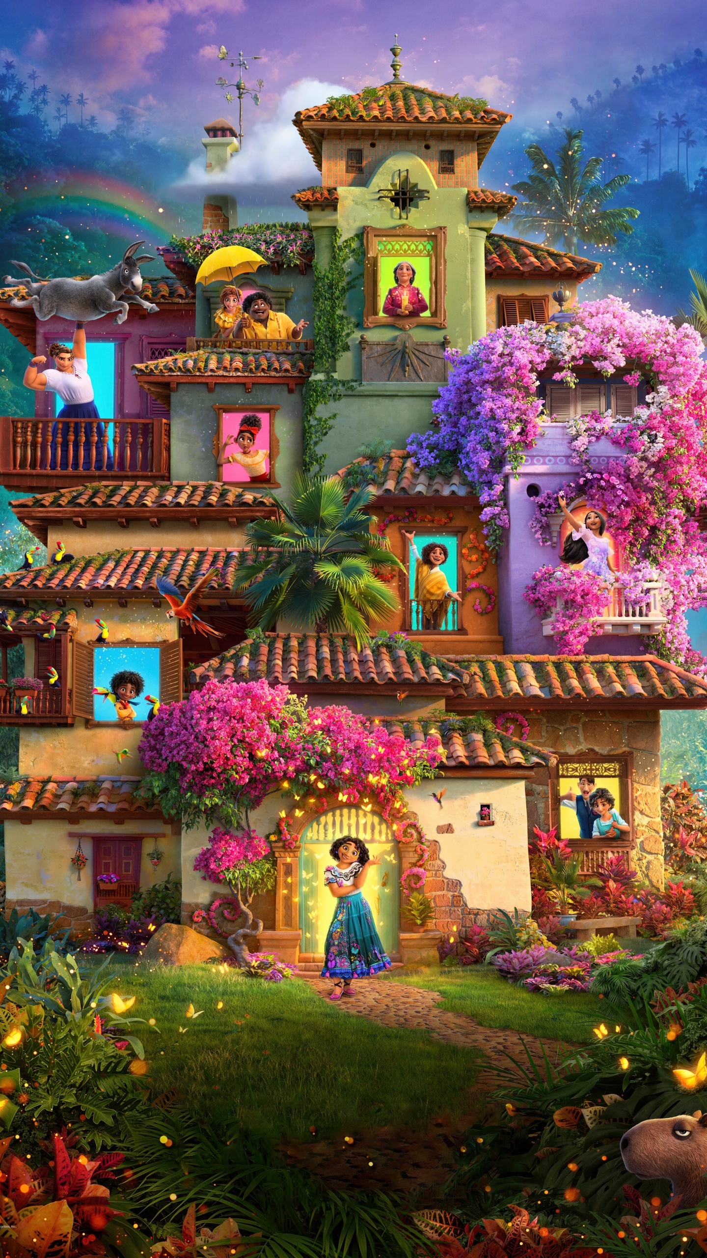 Mirabel Madrigal, Animation, Encanto, 4K wallpaper, 1440x2560 HD Handy