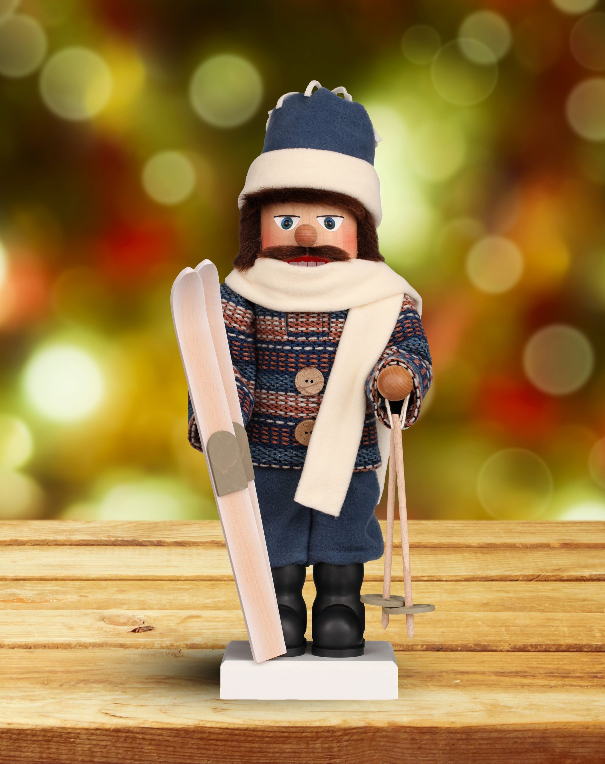 Nutcracker: Christmas figurine, German tradition, The symbols of good luck. 2030x2560 HD Background.