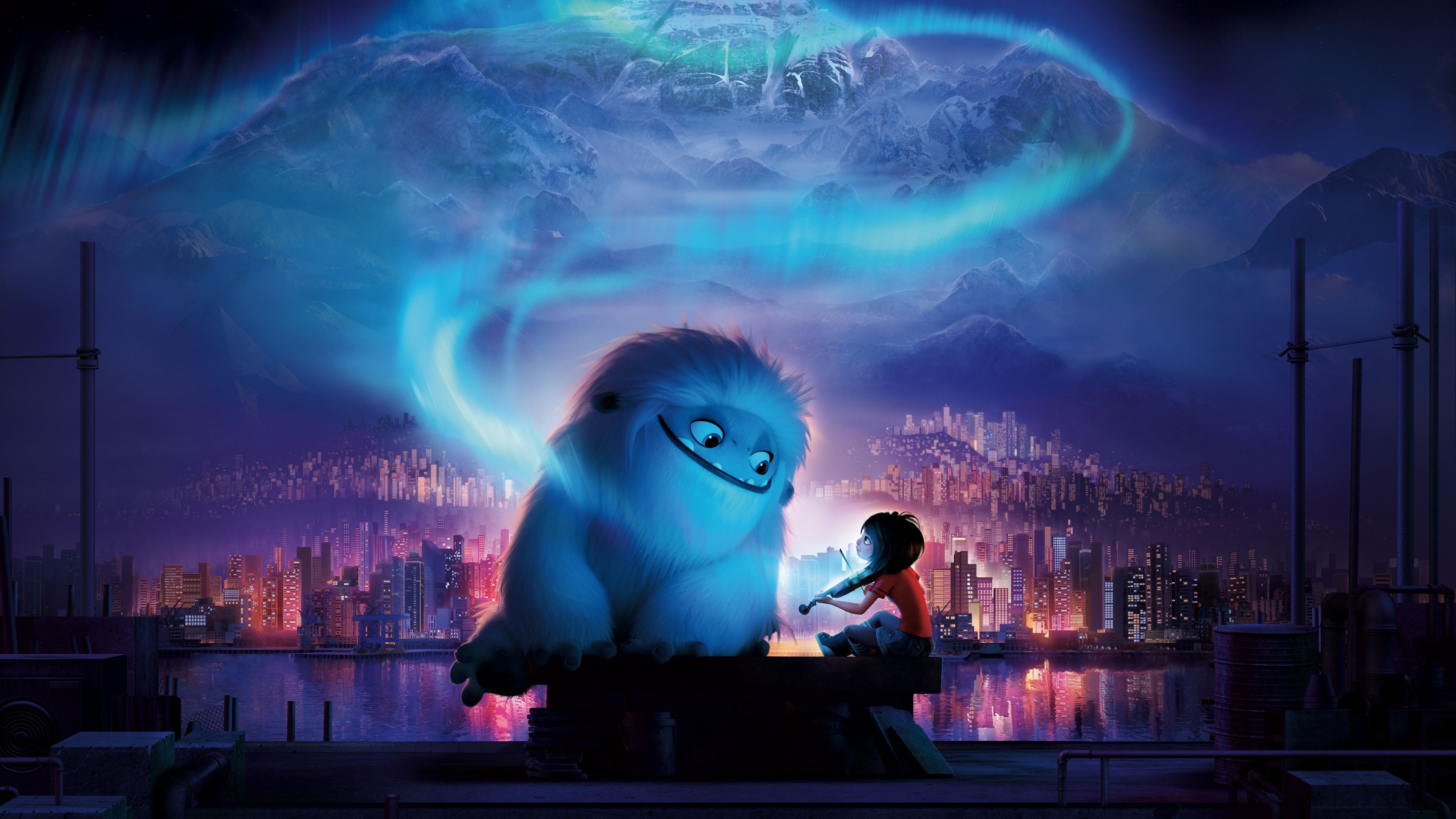 DreamWorks: Abominable, Yeti, Animation movie. 3840x2160 4K Wallpaper.