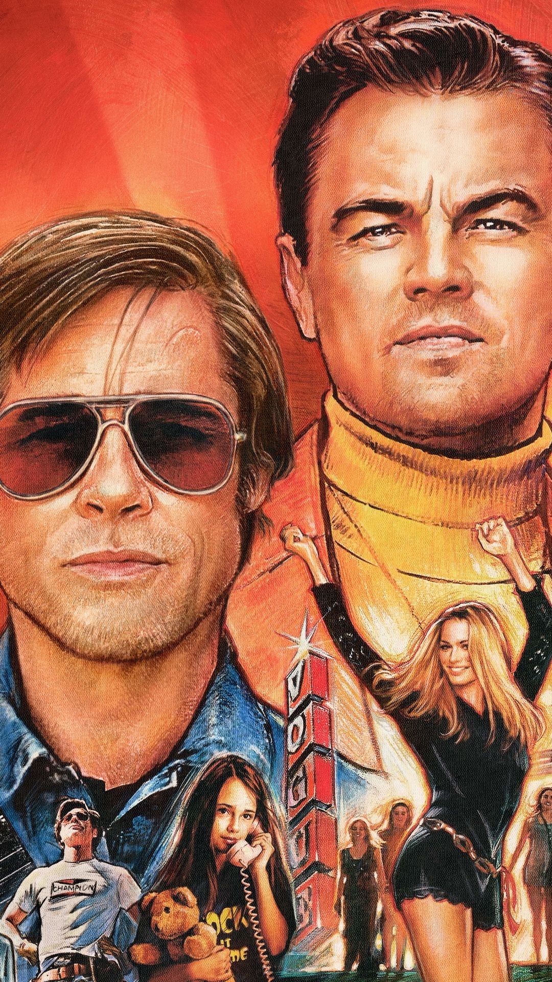 Once Upon a Time in Hollywood, Movies once upon a time hollywood wallpapers, 1080x1920 Full HD Handy