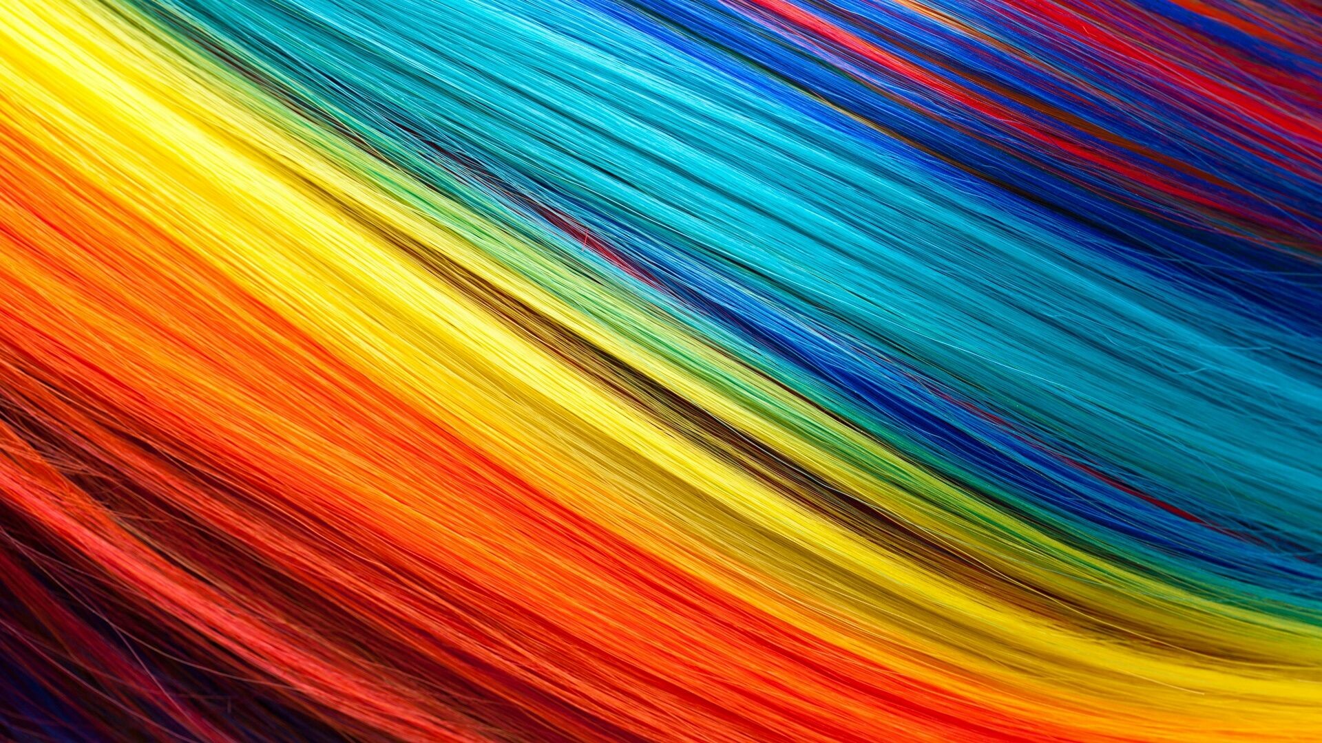 Rainbow Colors: Visualization, Pictorial arts, Drawing, Different shades. 1920x1080 Full HD Background.