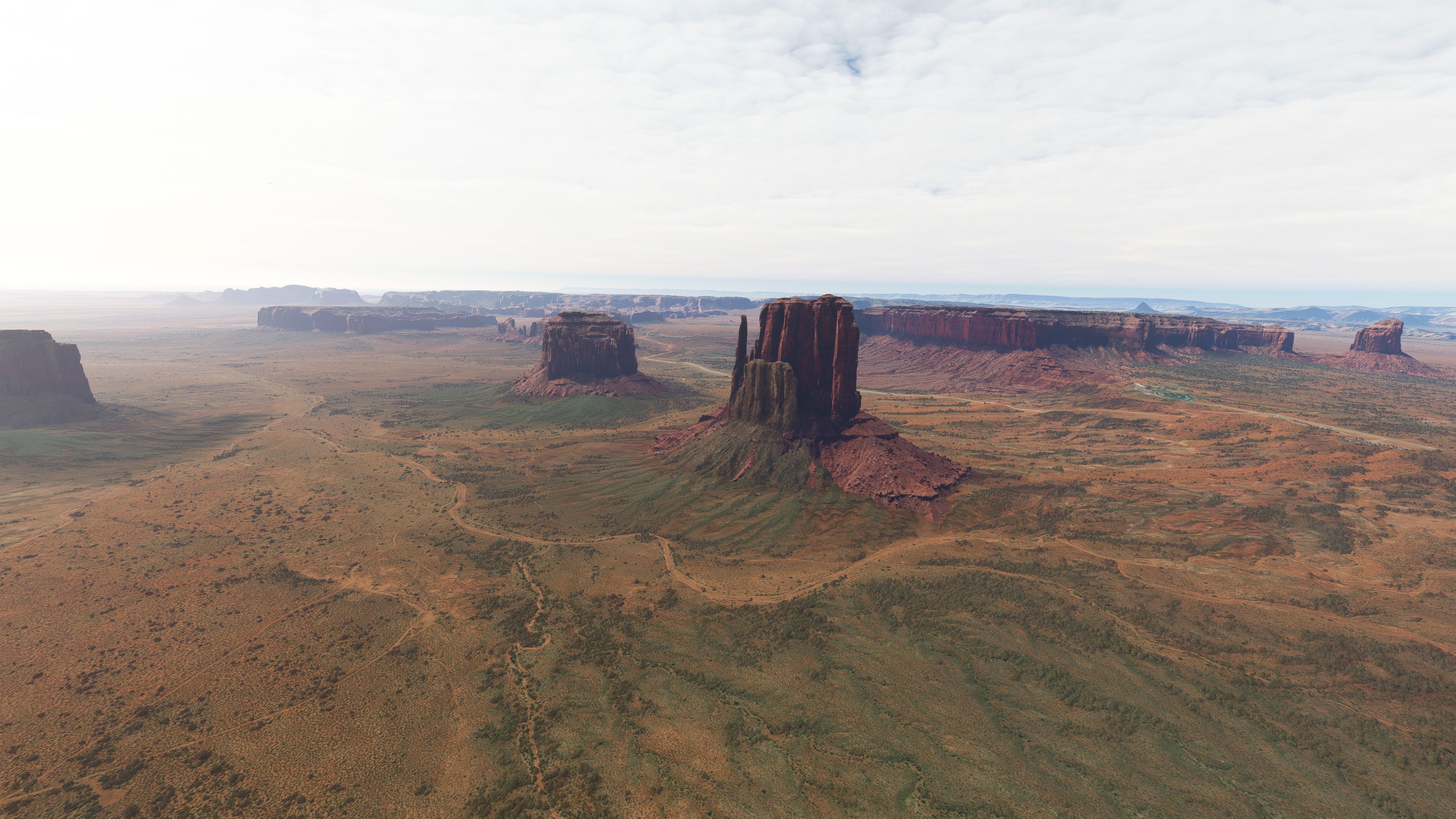 Monument Valley, Arizona-Utah border, Scenic beauty for MSFS, Desert landscapes, 3840x2160 4K Desktop