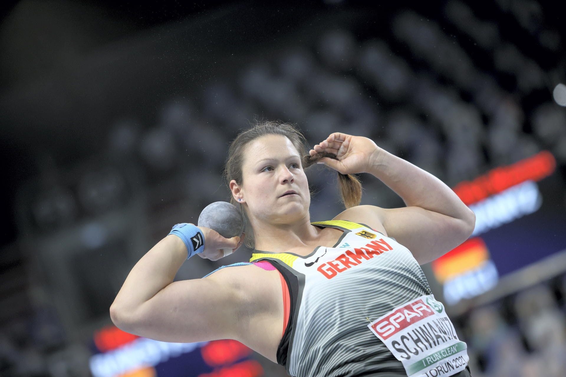 Christina Schwanitz, Shot put athlete, EM medal winner, Kugelstoerinnen, 1920x1280 HD Desktop