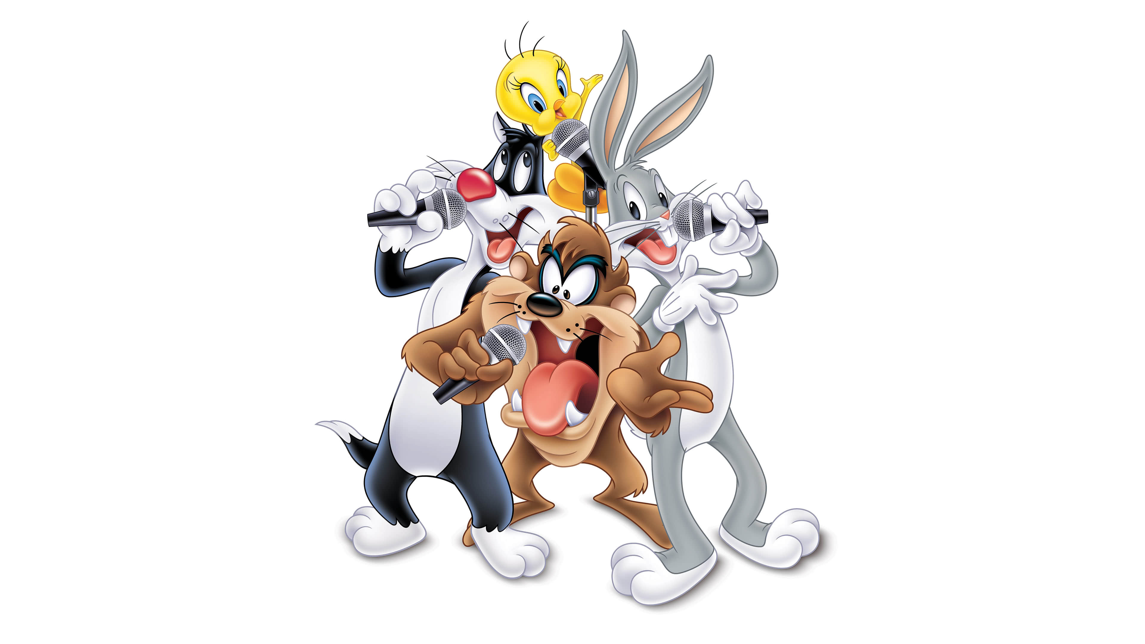Looney Tunes, Sylvester, Tweety, Taz, 3840x2160 4K Desktop