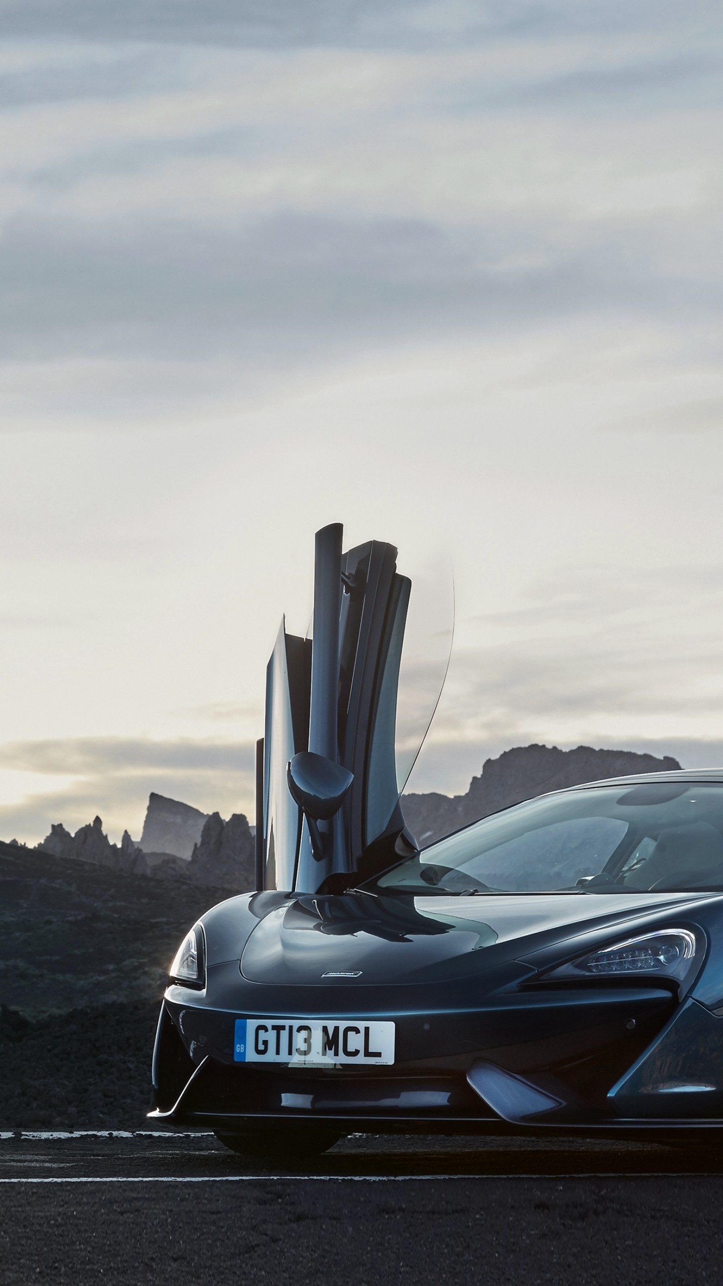 McLaren 570S, Supercar wallpaper, Automotive art, Stunning visuals, 1440x2560 HD Phone