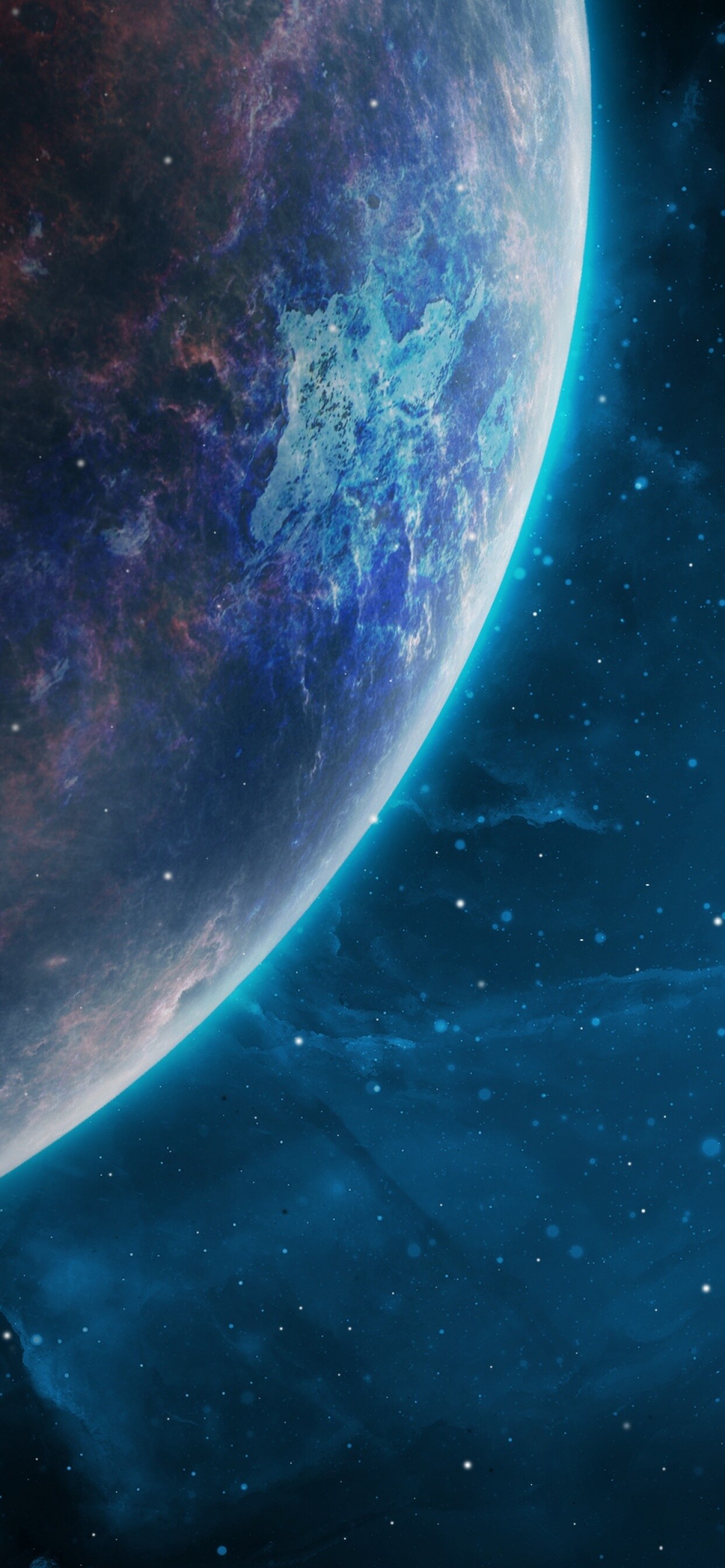 Planet: Astronomical object, Galaxy, Cosmos. 1250x2690 HD Background.