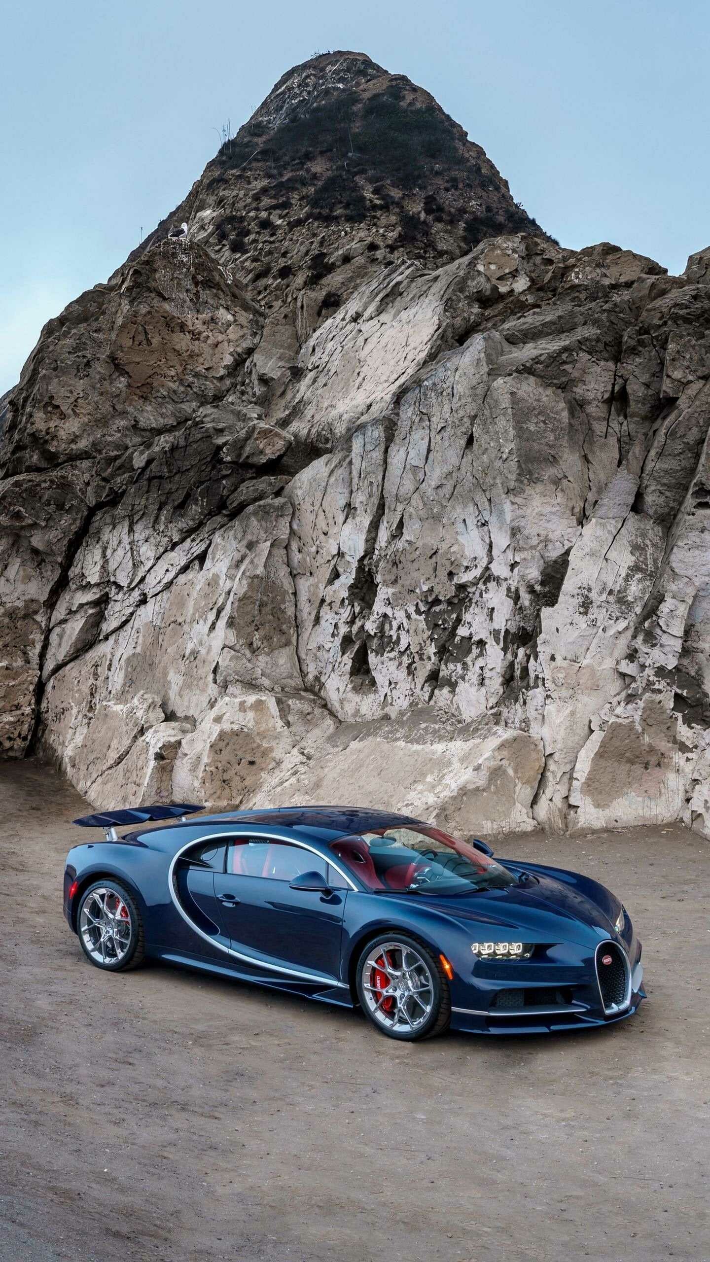Bugatti: Chiron, named after the Monégasque driver Louis Chiron. 1440x2560 HD Wallpaper.