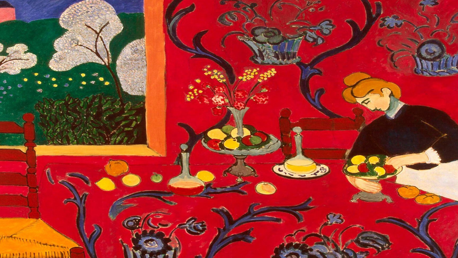 The Red Room, Henri Matisse Wallpaper, 1920x1080 Full HD Desktop