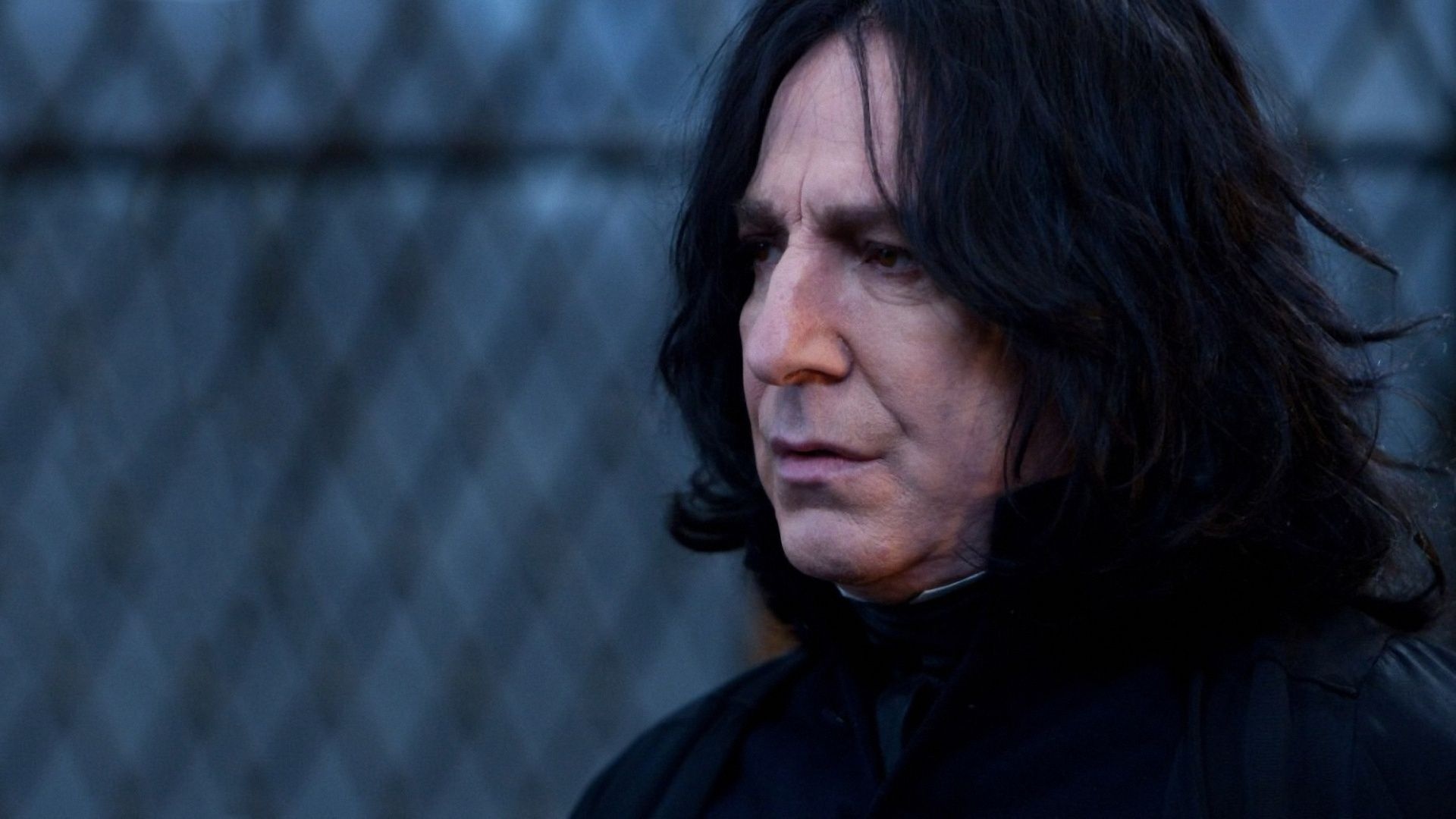 Severus Snape: Was portrayed by actor Alan Rickman in the Harry Potter film series. 1920x1080 Full HD Background.