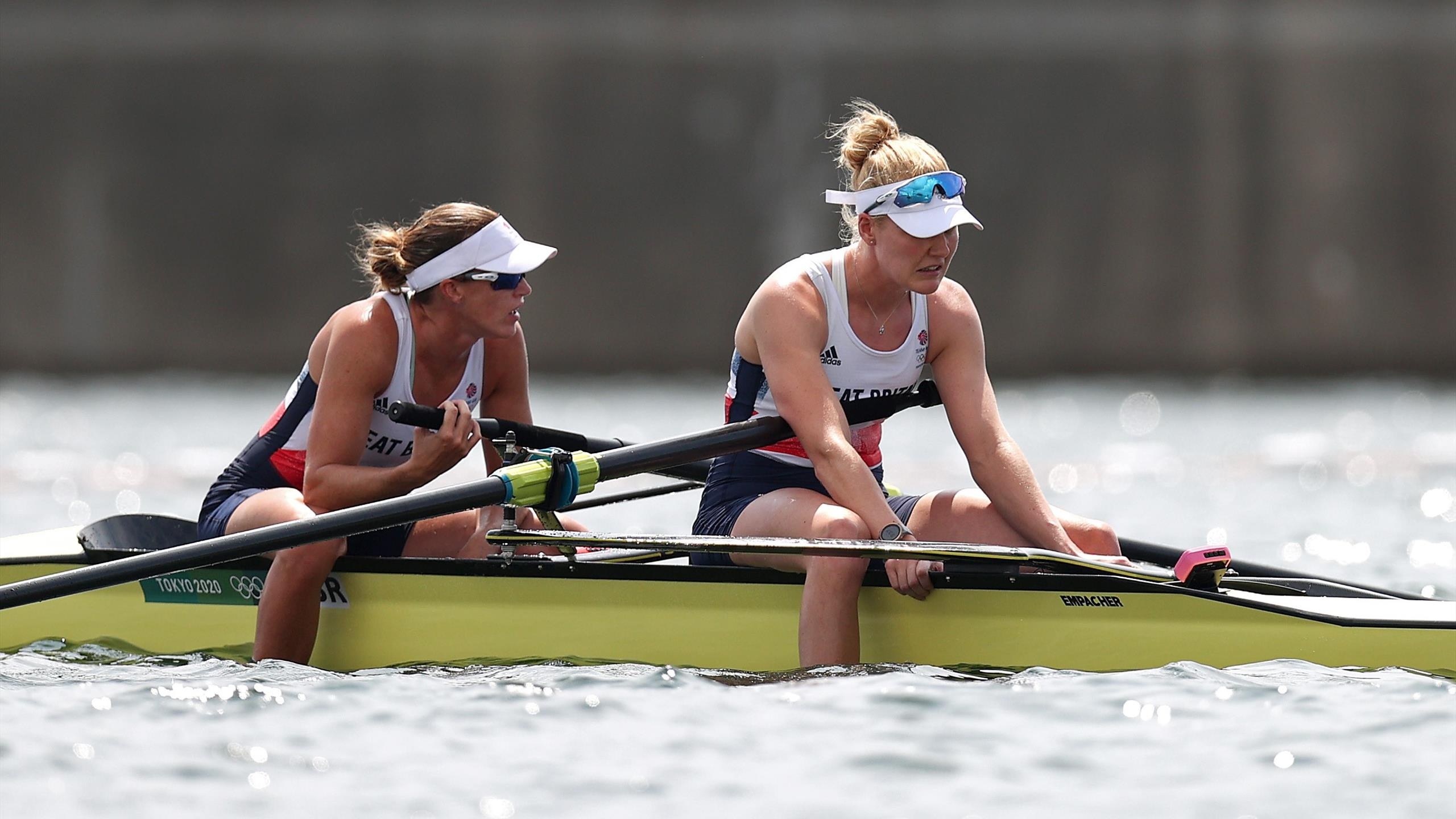 Rowing: Helen Glover and Polly Swann, The Tokyo 2020 Summer Olympians who took fourth place. 2560x1440 HD Wallpaper.