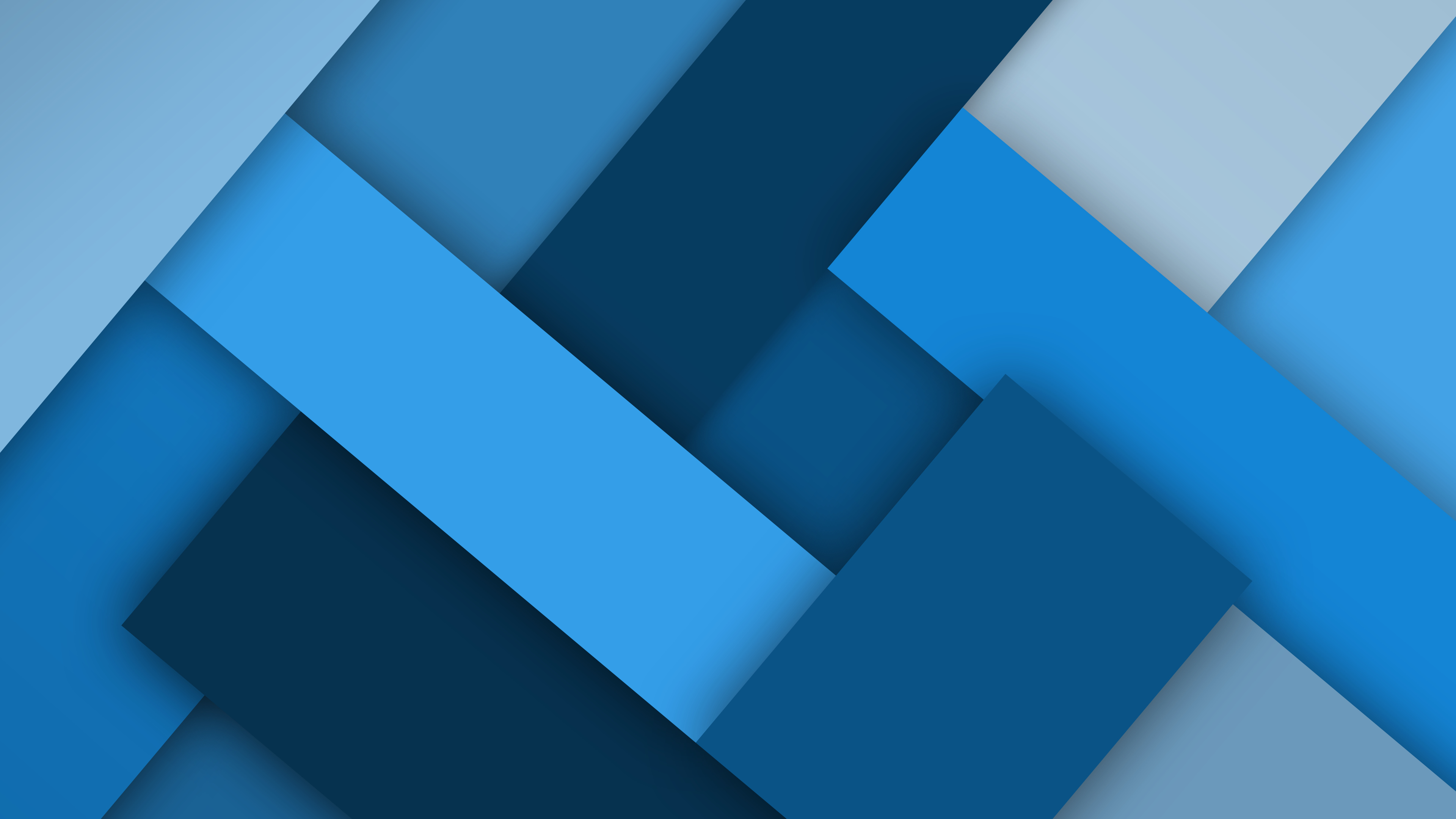 Backdrop: Blocks, Blue quadrilaterals, Simple figures, Right angles, Rectangles, Parallel sides. 3840x2160 4K Wallpaper.