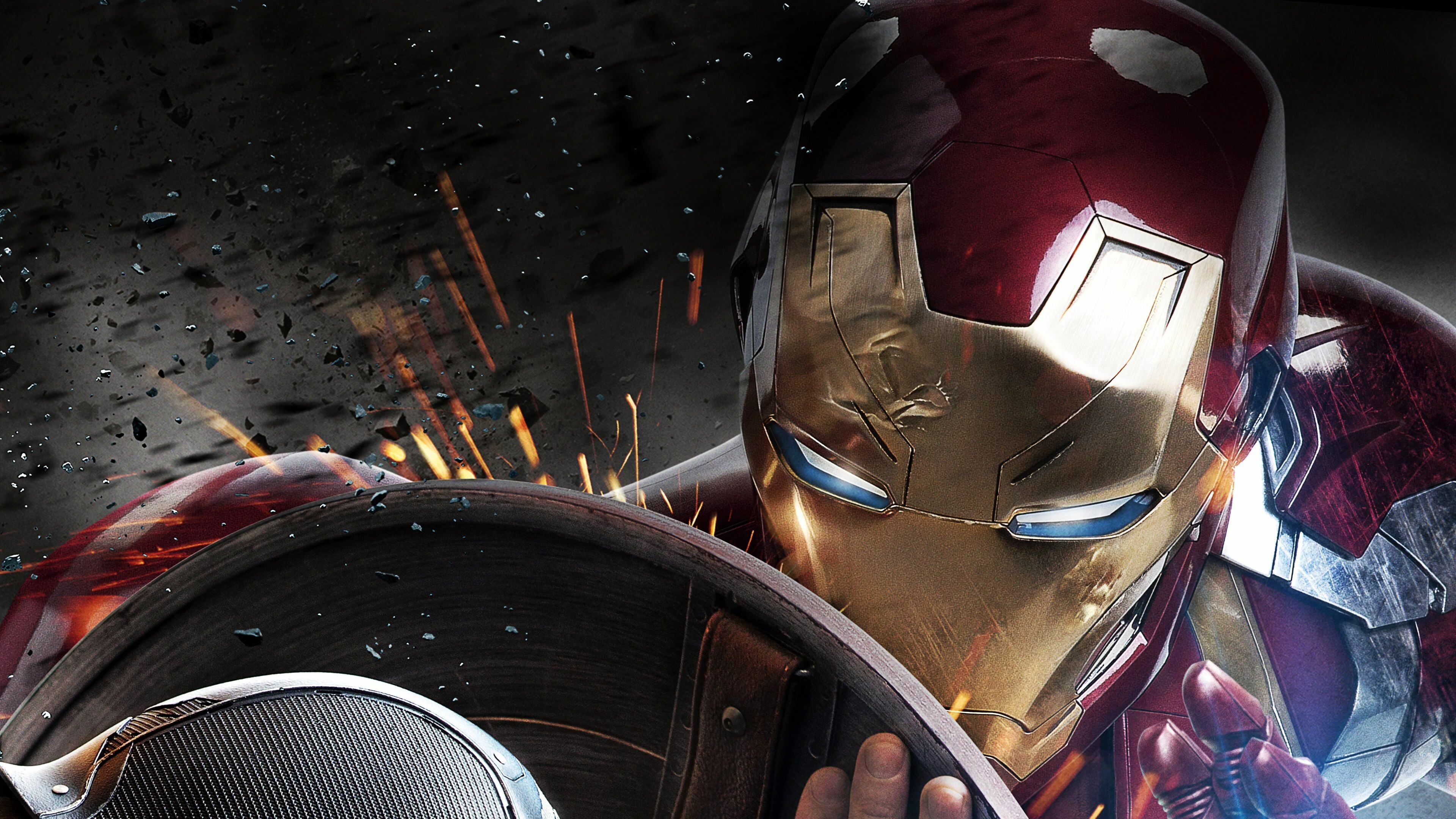 Marvel: Iron Man, received his own title in Iron Man #1 on May 1968. 3840x2160 4K Wallpaper.