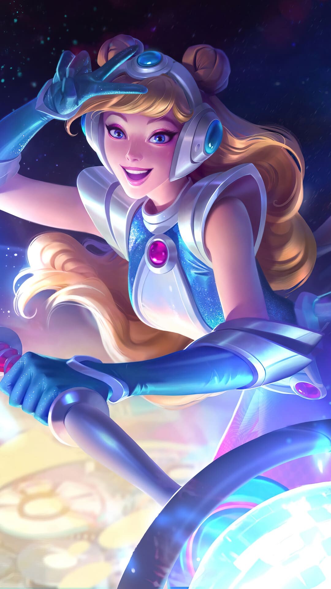 League of Legends: Lux, the Lady of Luminosity, Mage, Burst, Artillery. 1080x1920 Full HD Background.