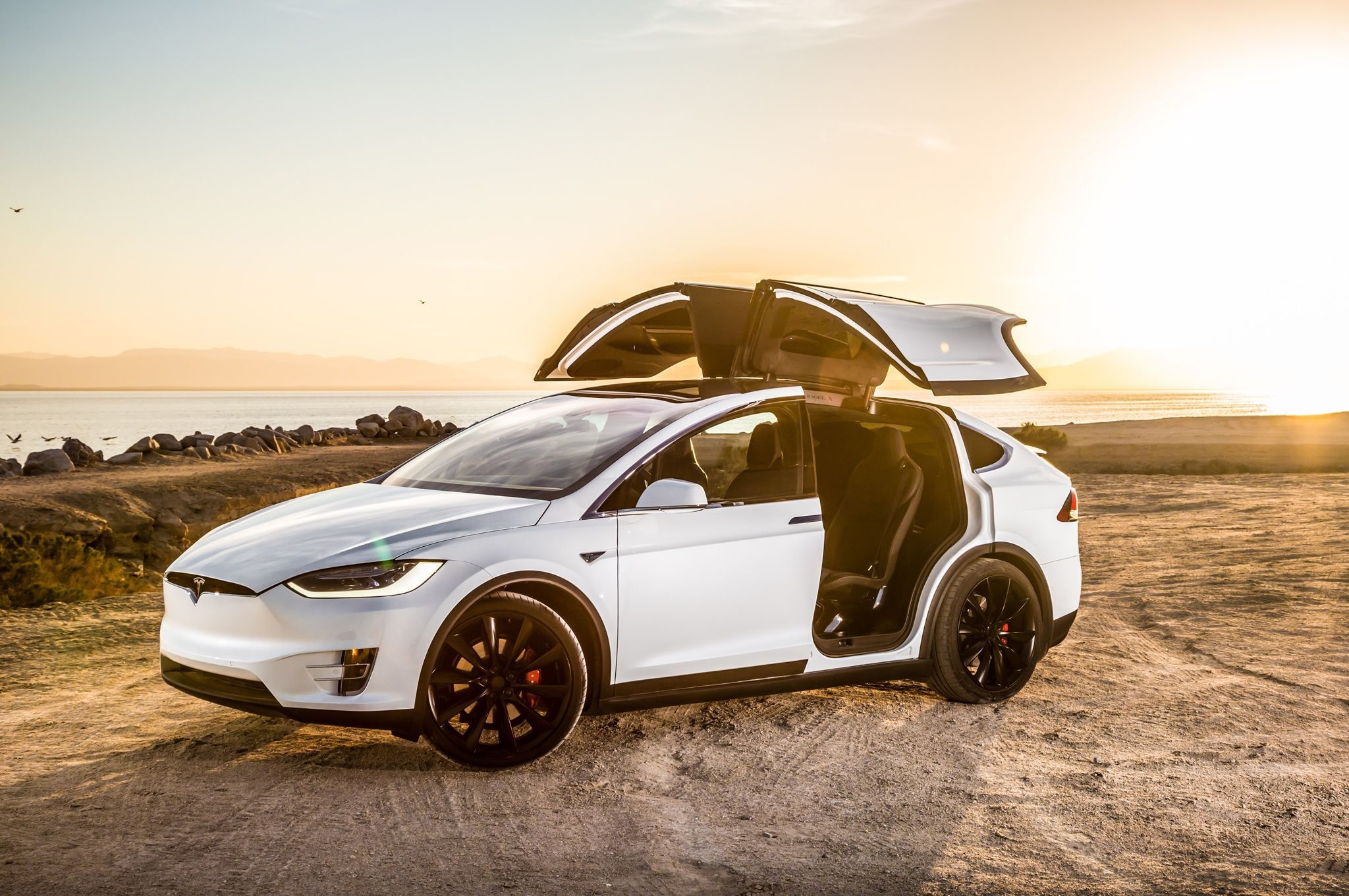 Tesla Model X, Auto innovation, Cutting-edge design, High performance, 2050x1360 HD Desktop