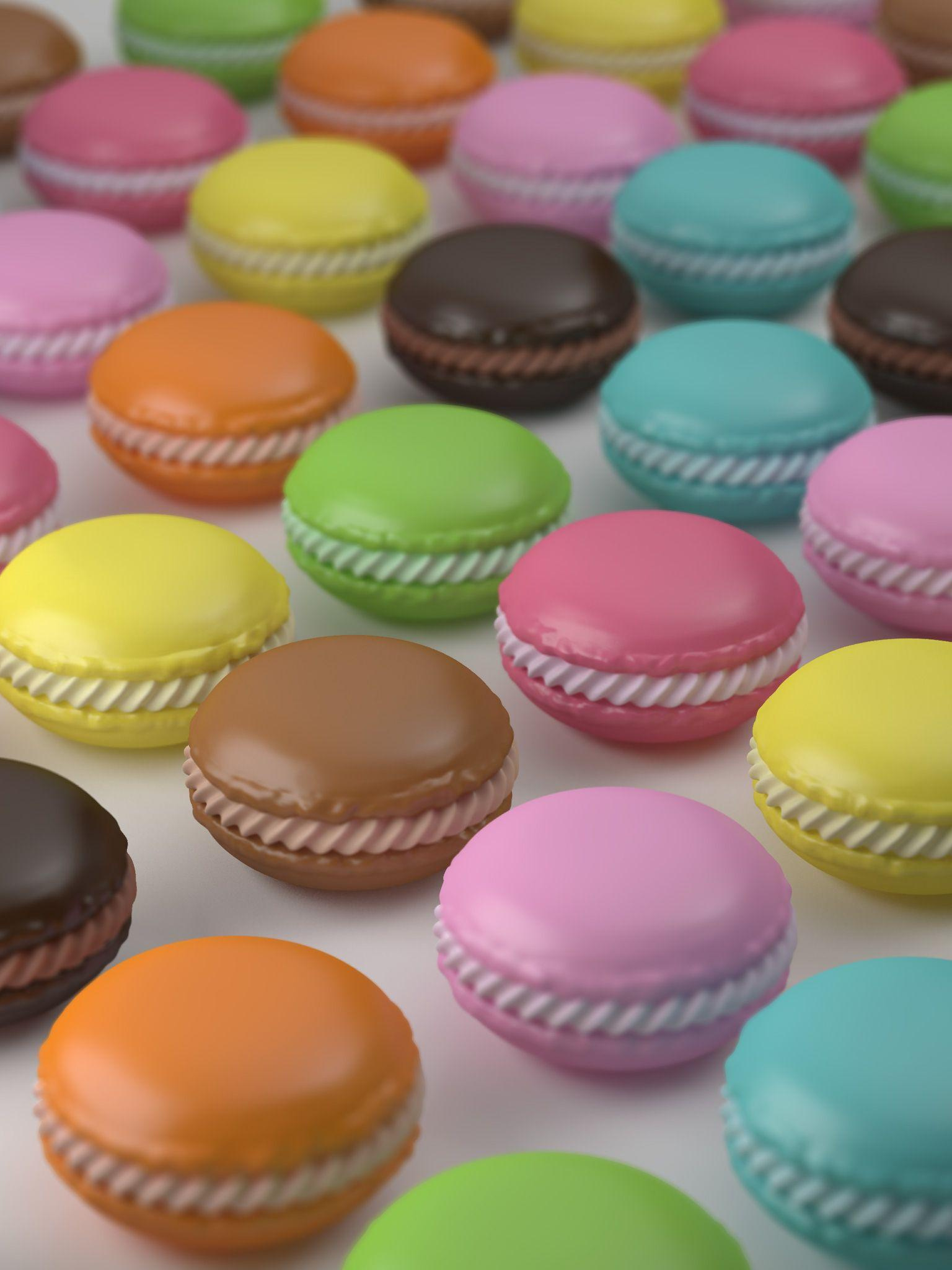 Macaron: Come in a variety of colors, flavors, and sizes, Baked goods. 1540x2050 HD Wallpaper.