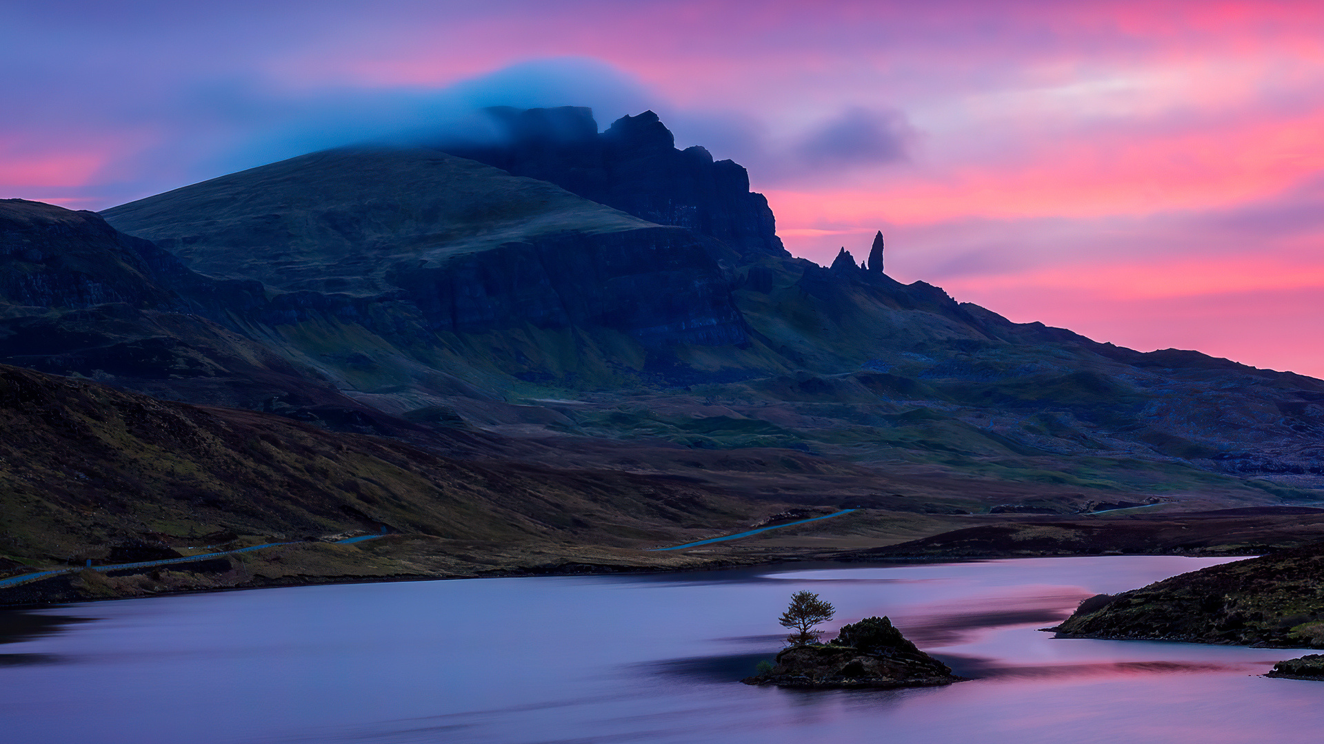 Loch Fada sunrise, Skye, HD wallpaper, 1920x1080 Full HD Desktop