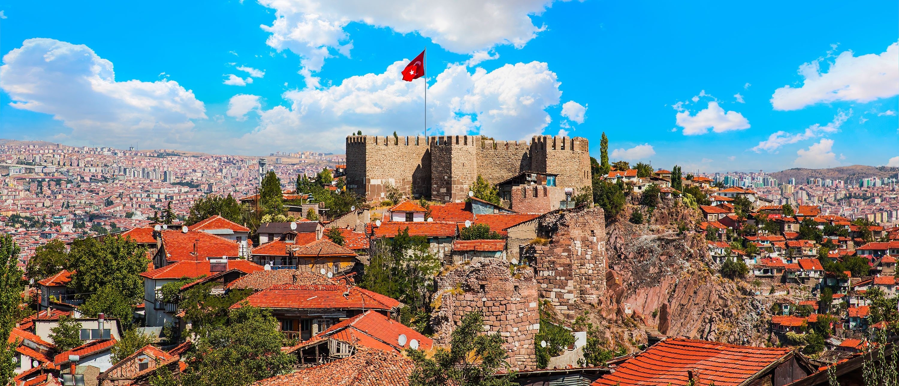 Ankara citadel, Roman Seljuk, Ottoman roots, Daily Sabah, 3000x1290 Dual Screen Desktop