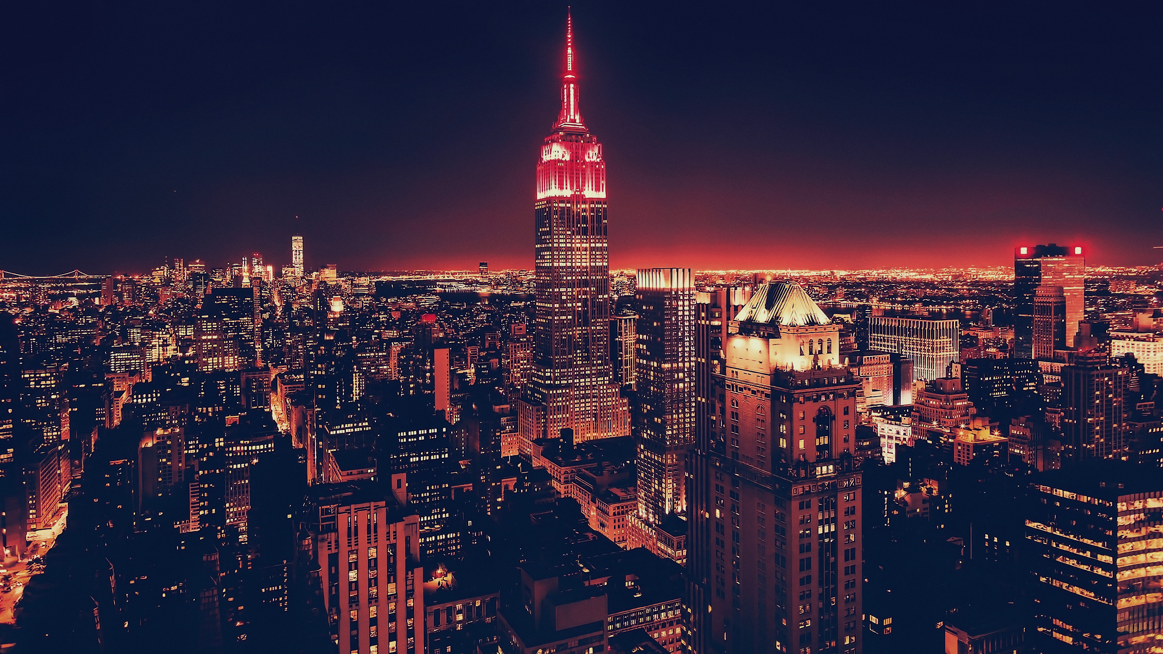 Empire State Building, 4K wallpapers, Stunning visuals, Wallpapercat, 3840x2160 4K Desktop