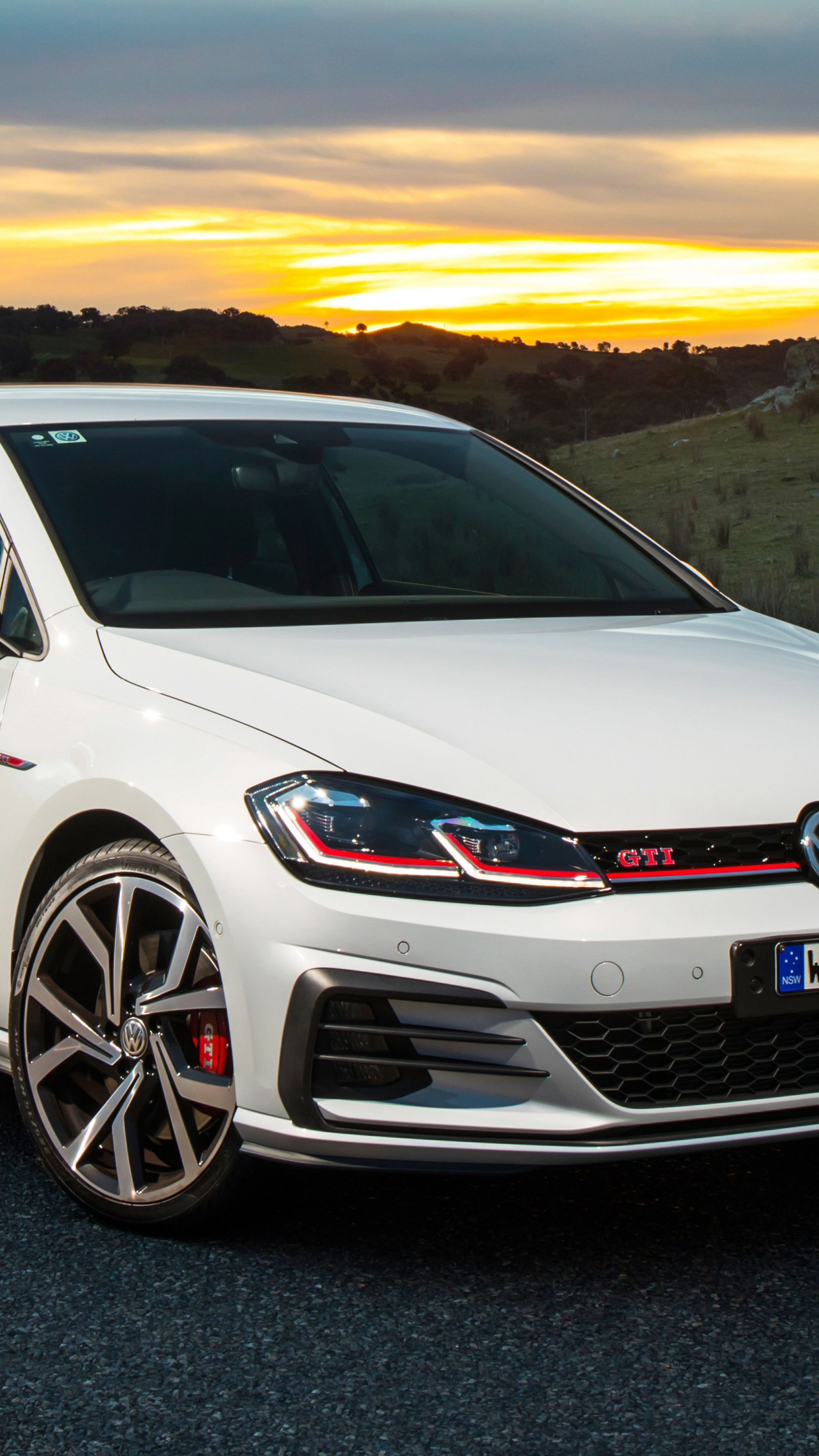 Volkswagen Golf, GTI performance edition, Captivating visuals, Premium wallpapers, 2160x3840 4K Handy