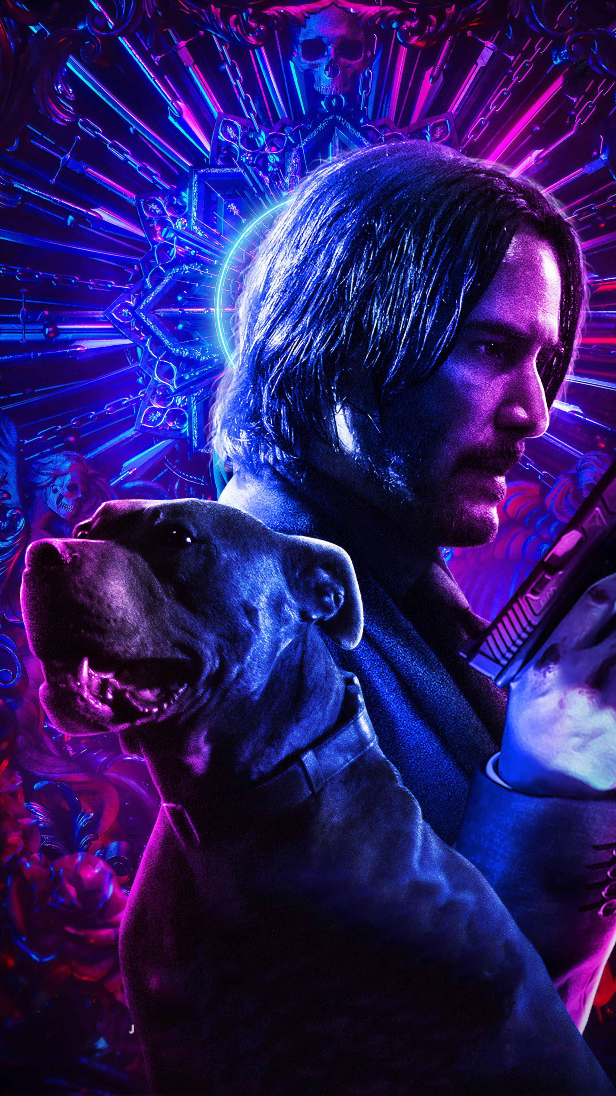 John Wick: Chapter 3 Parabellum, Sony Xperia X, 4K wallpaper, Action-packed sequel, 2160x3840 4K Handy