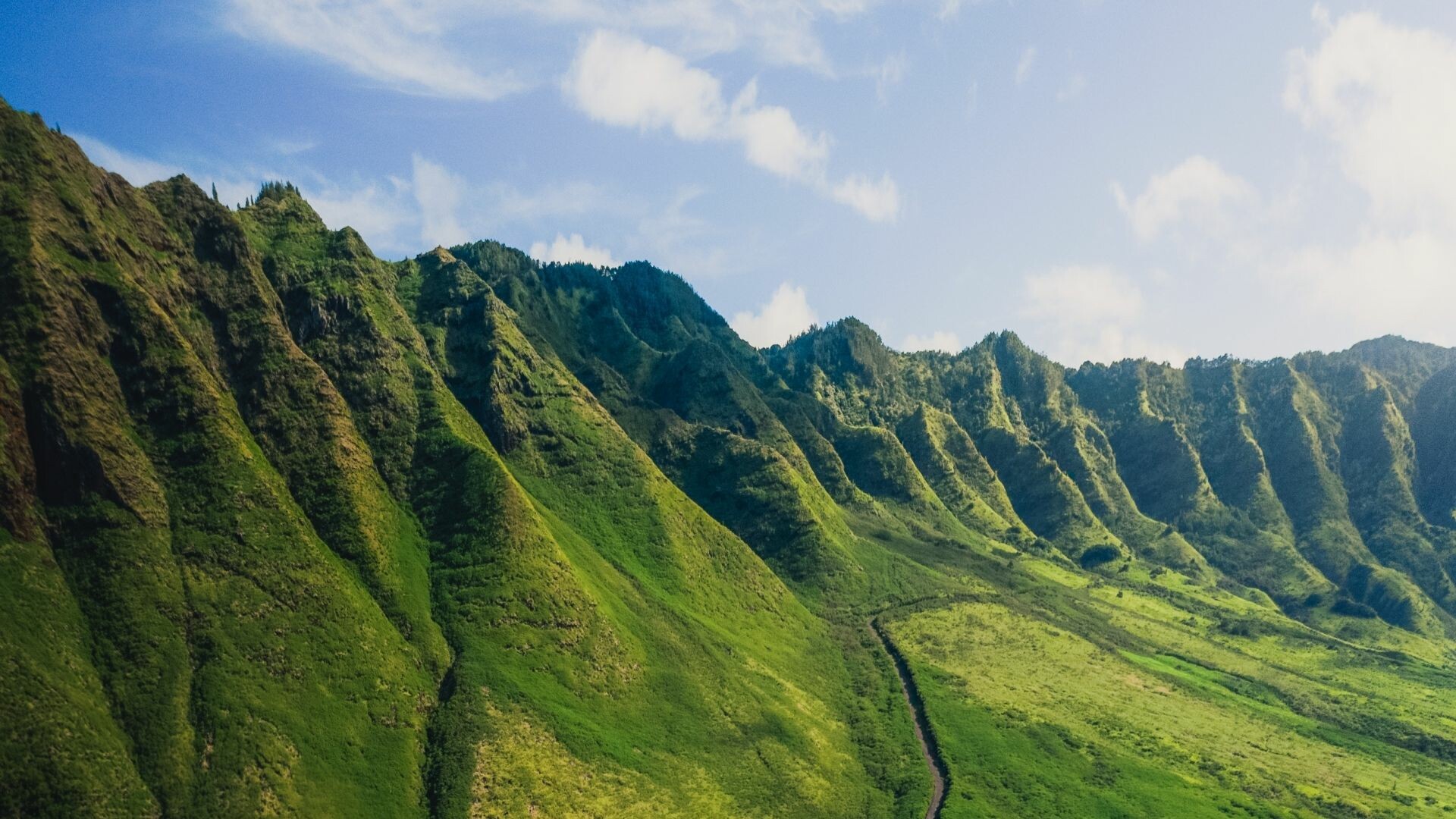 Green mountains, Mountain range, Landscape wallpaper, Majestic view, 1920x1080 Full HD Desktop