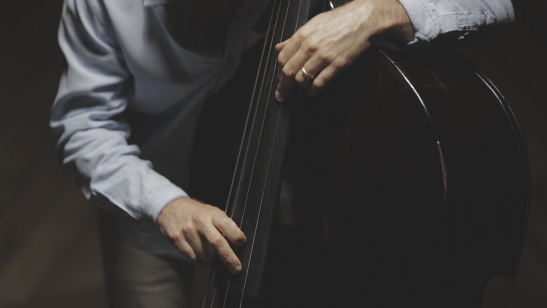 Double Bass: Documentary, "The Legends Of Double Bass In Jazz", Plucking The Strings. 1920x1080 Full HD Wallpaper.