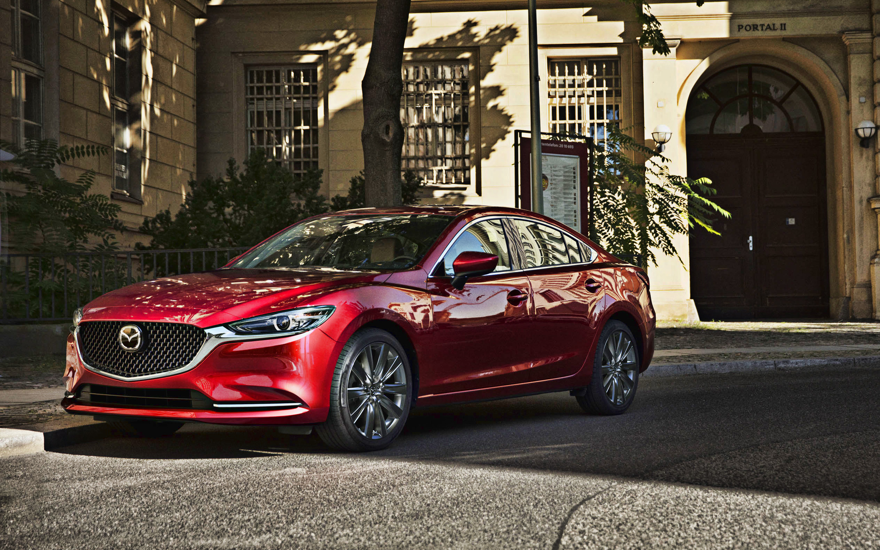 Mazda 6, Front view luxury sedan, High-quality exterior, Japanese excellence, 2880x1800 HD Desktop