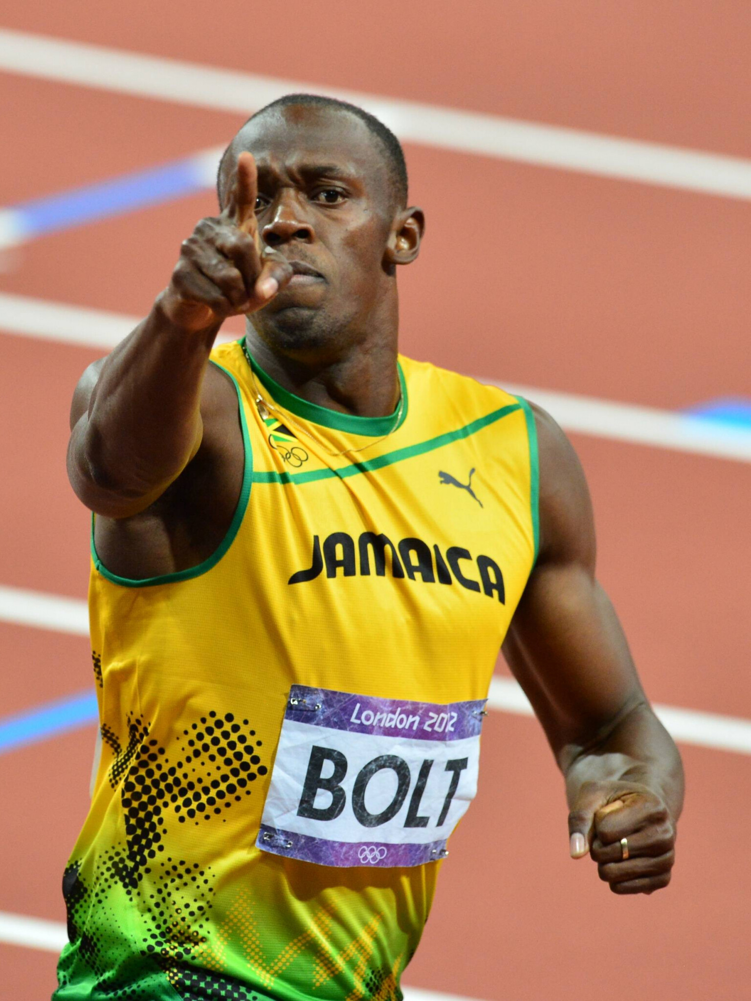 Usain Bolt: He has helped Jamaica to three 4 × 100 meters relay world records. 1540x2050 HD Wallpaper.