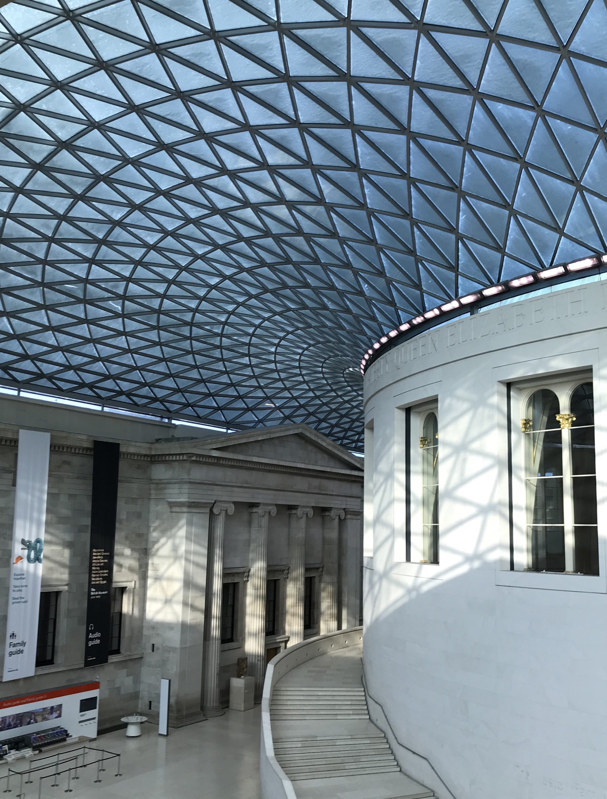 British Museum, Great court, Museum blog, Fascinating facts, 1950x2560 HD Phone