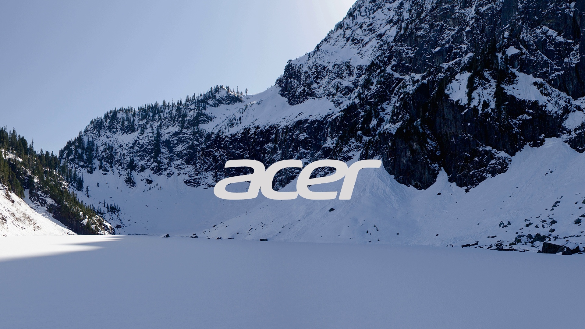 Winter Acer logo, Mountains, Nature wallpaper, Acer, 1920x1080 Full HD Desktop