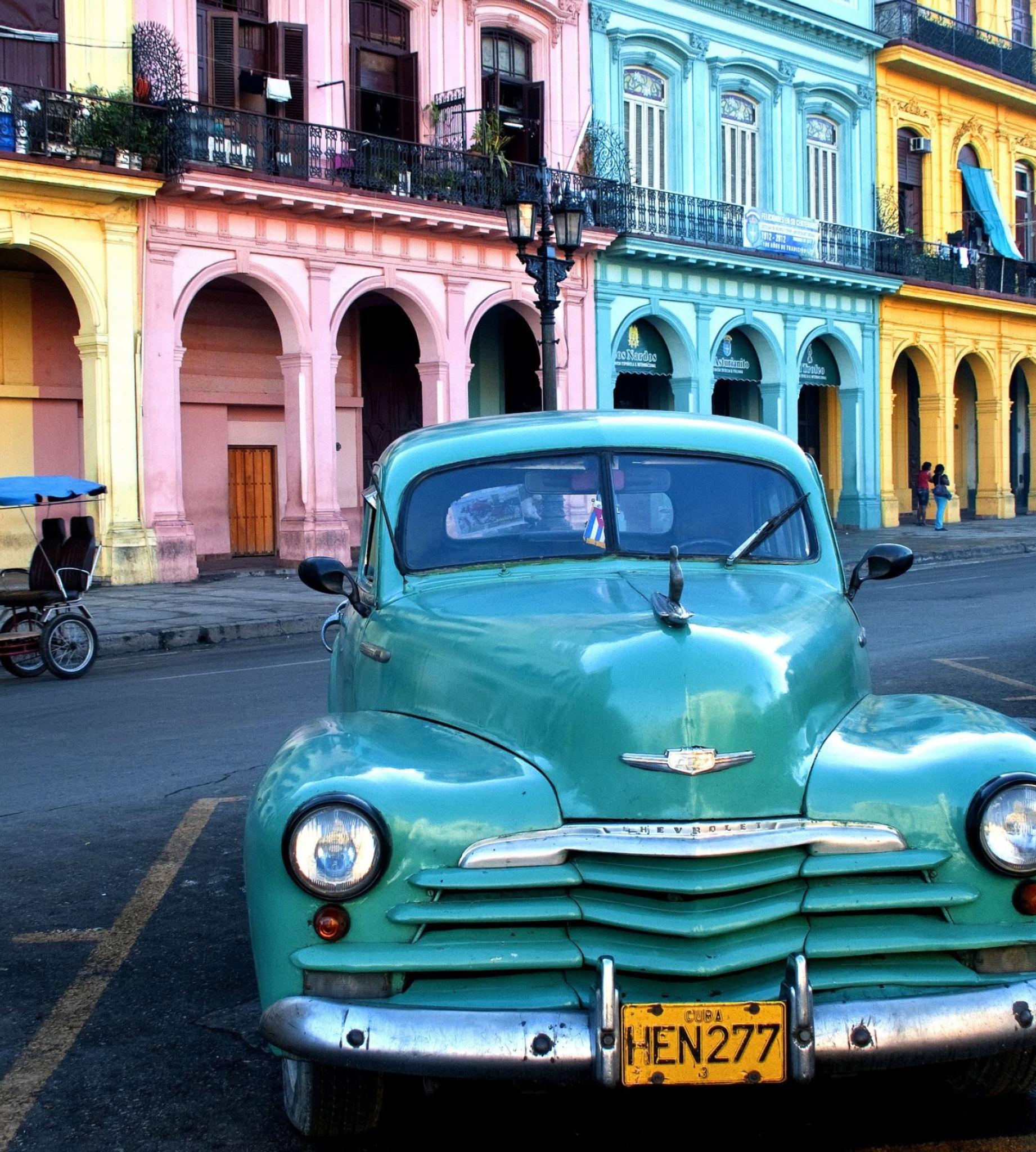 Chevy cars, Cuban car culture, Vintage vehicles, Havana streets, 1850x2050 HD Phone