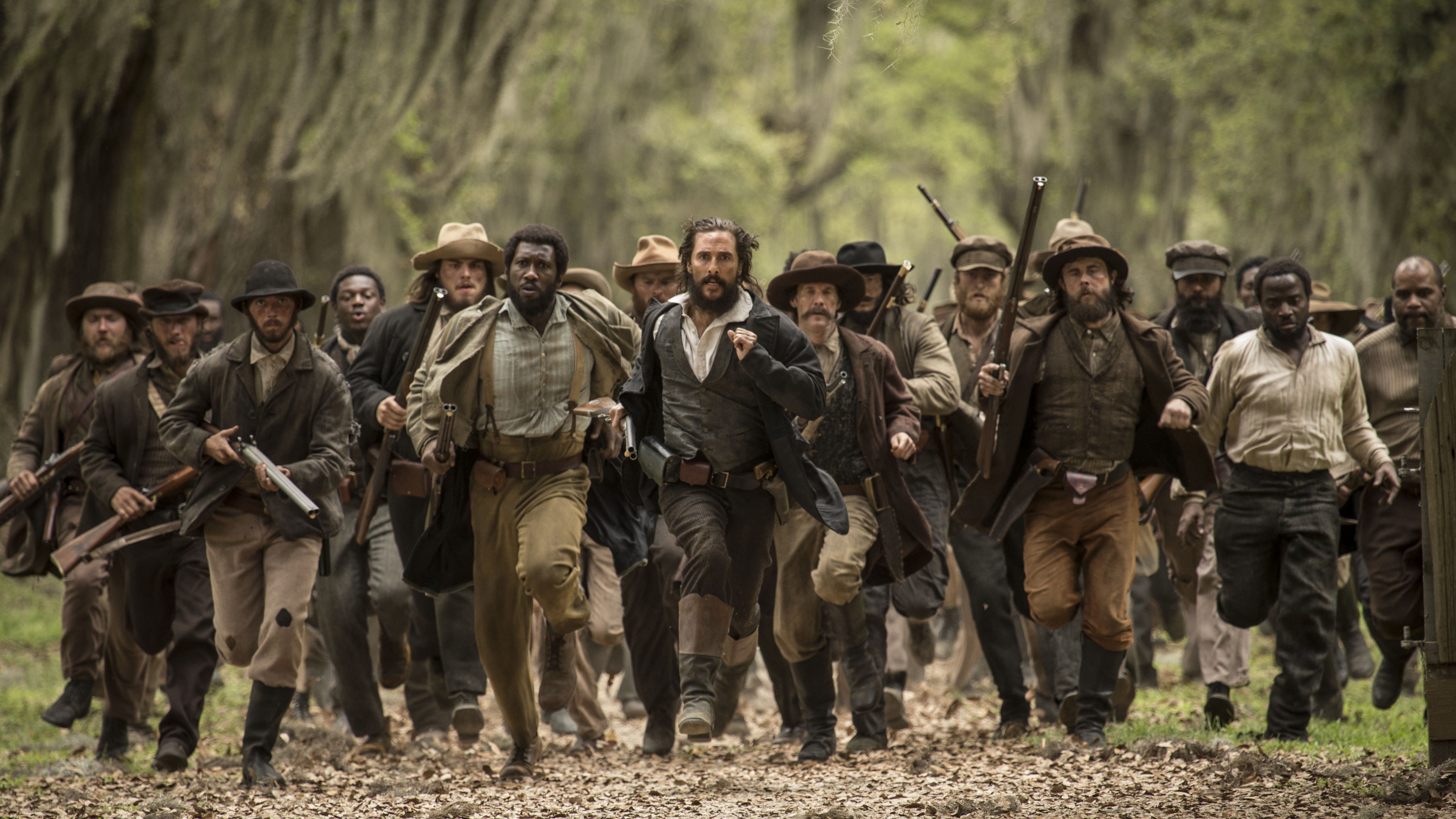 Free State of Jones movie, Civil War era, Matthew McConaughey, Intense battle scenes, 3840x2160 4K Desktop