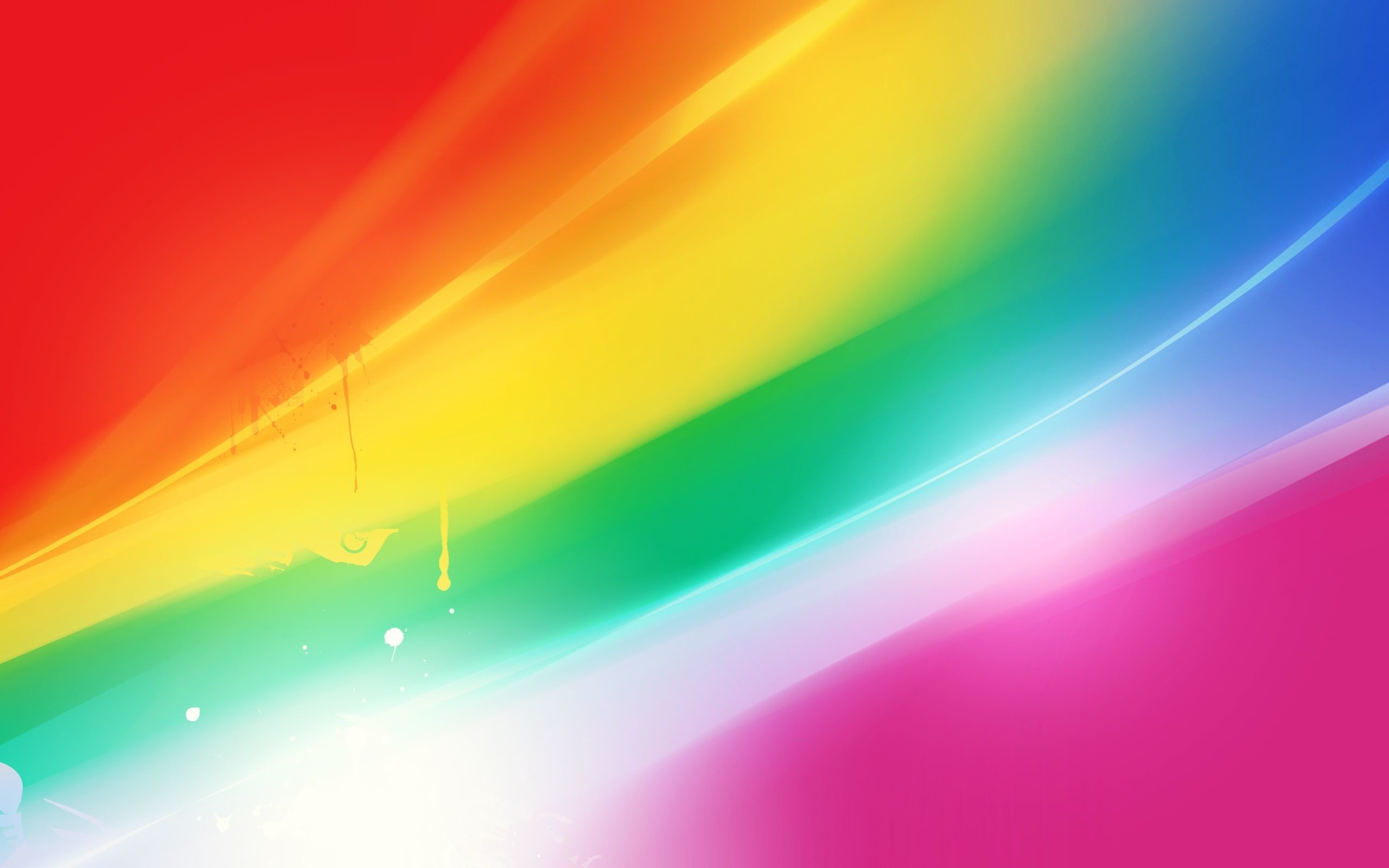 Lively rainbow hues, High-definition wallpapers, Zoey Anderson's collection, Rainbow spectrum, 2560x1600 HD Desktop