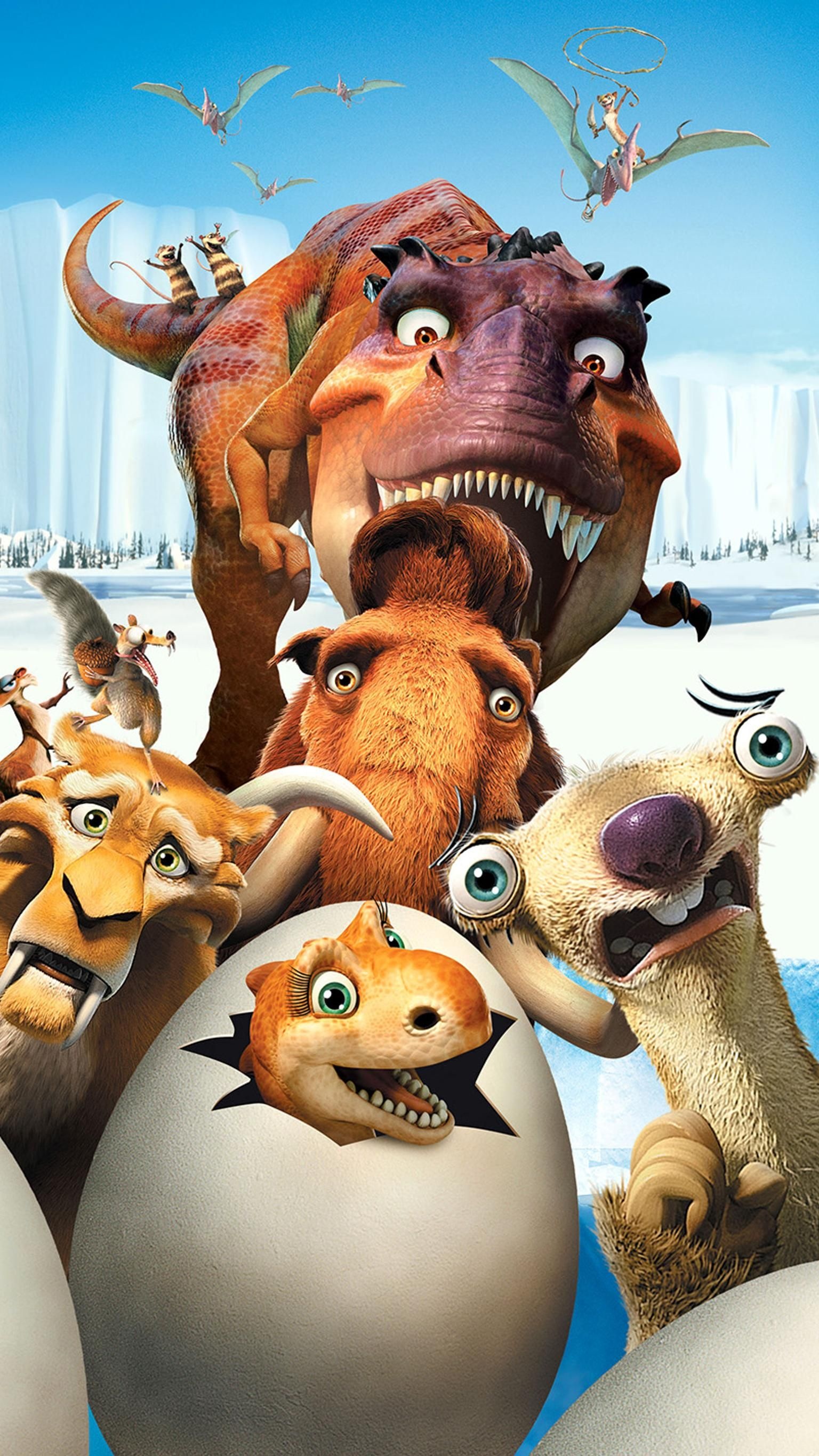 Disney Animation, Ice Age Dawn, Dinosaurs phone wallpaper, Disney cartoons, 1540x2740 HD Phone