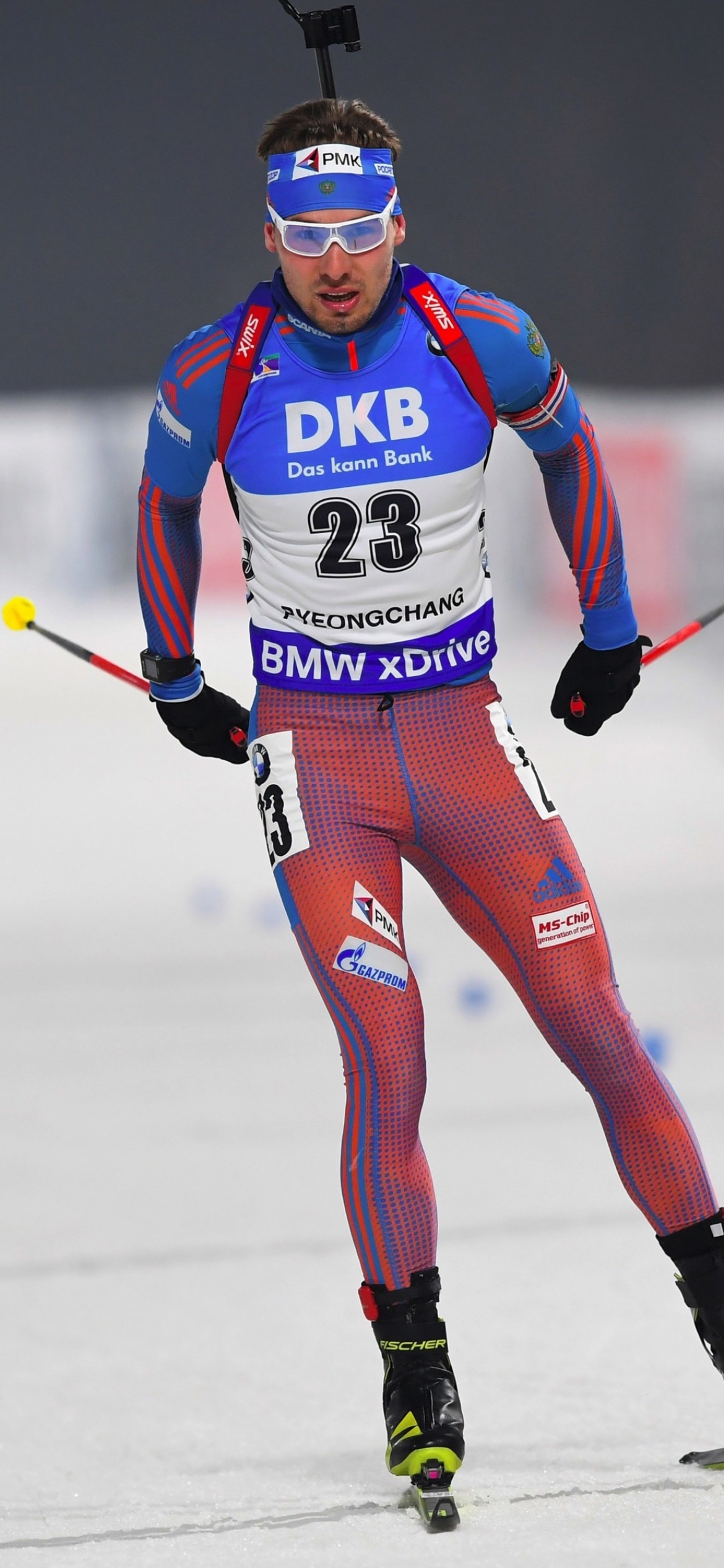 Biathlon: Anton Shipulin, The best Russian biathlon marksman, The Russian men's relay team. 1170x2540 HD Wallpaper.