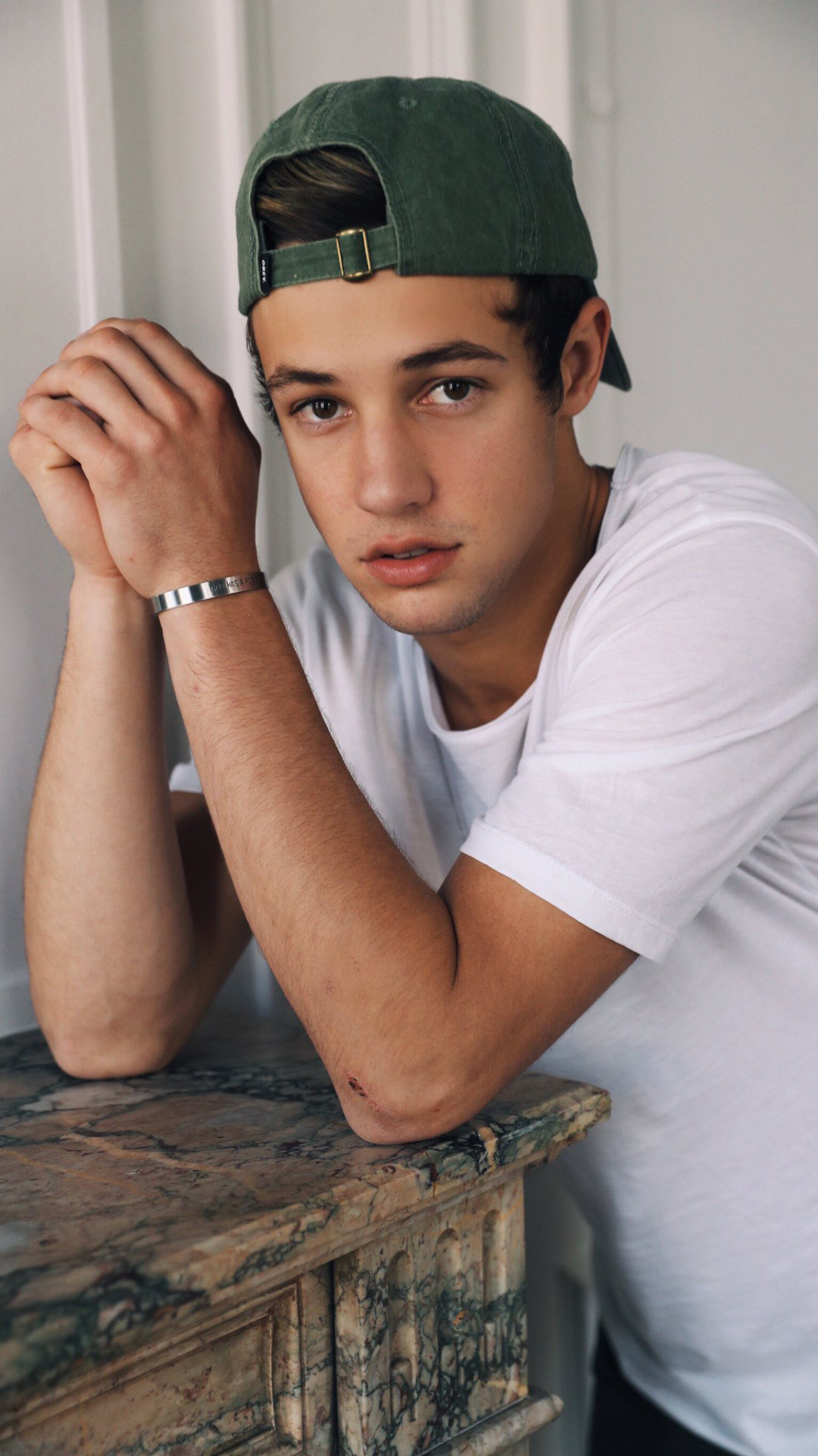 Cameron Dallas: Featured in Daniel Skye's track "All I Want Is You" in 2015. 1080x1920 Full HD Background.