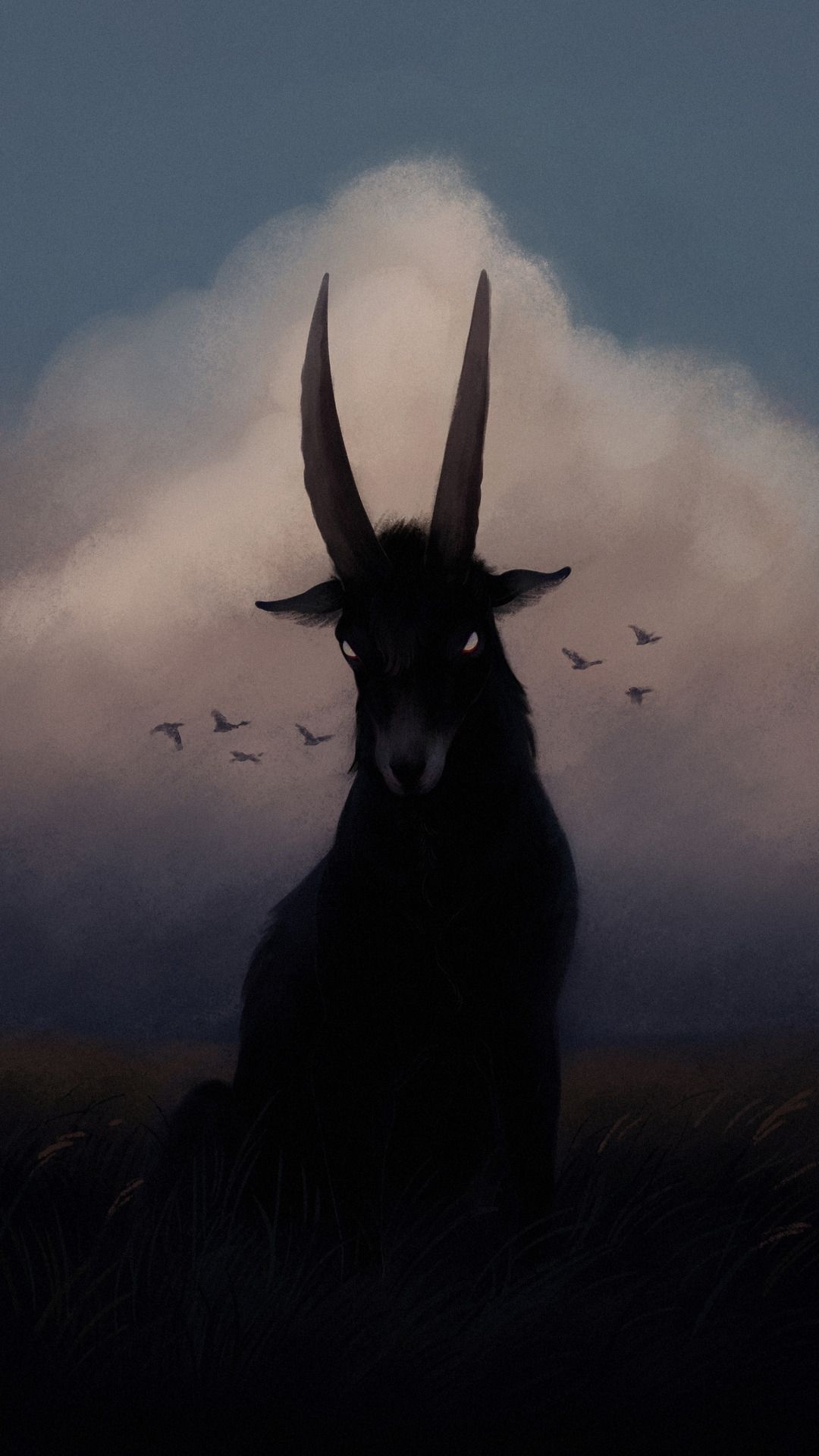 Black goat wallpapers, Dark and mysterious, Elegant goat pictures, Stunning farm animals, 1080x1920 Full HD Phone