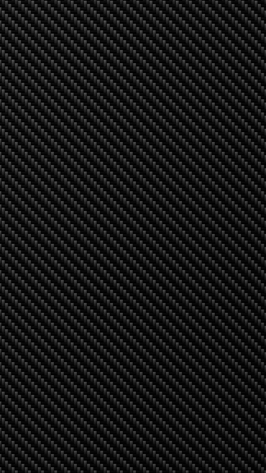 Carbon fiber, iPhone 6, Black wallpaper, Minimalist design, 1080x1920 Full HD Handy