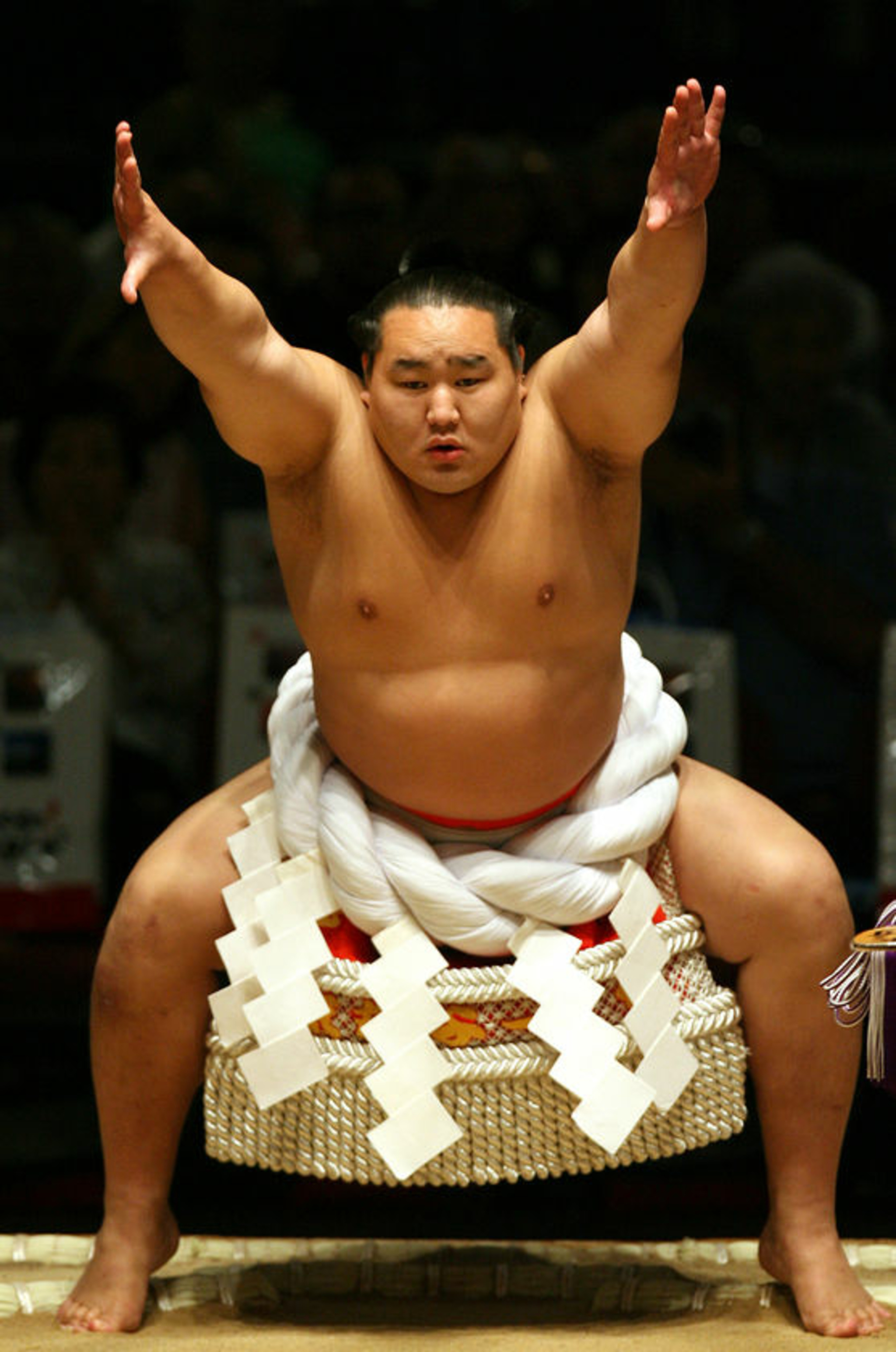 Sumo: Asashoryu Akinori, A Mongolian former professional sumo wrestler. 2050x3090 HD Background.