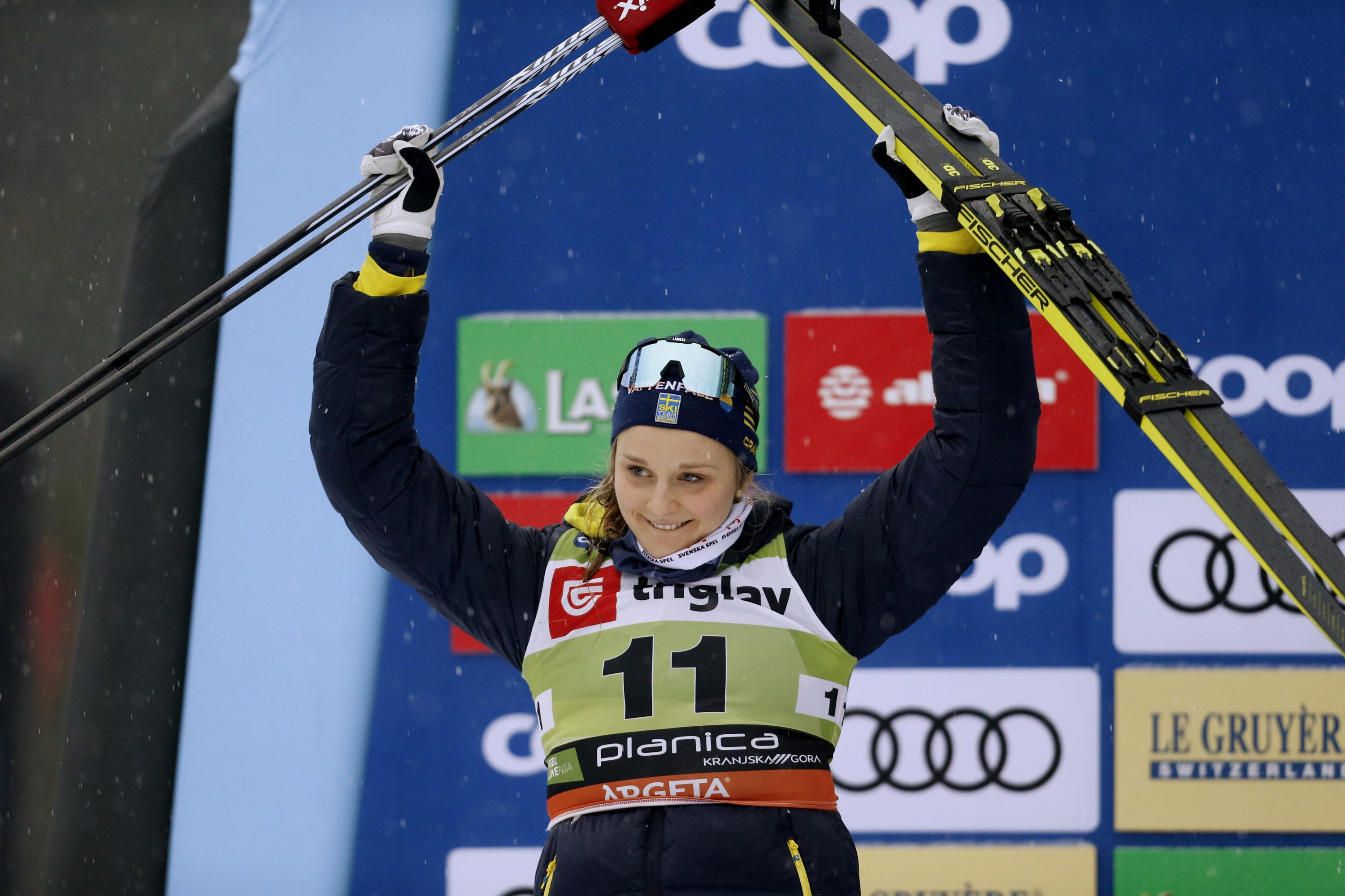 Stina Nilsson, Swedish to biathlon, Olympic team, 3000x2000 HD Desktop