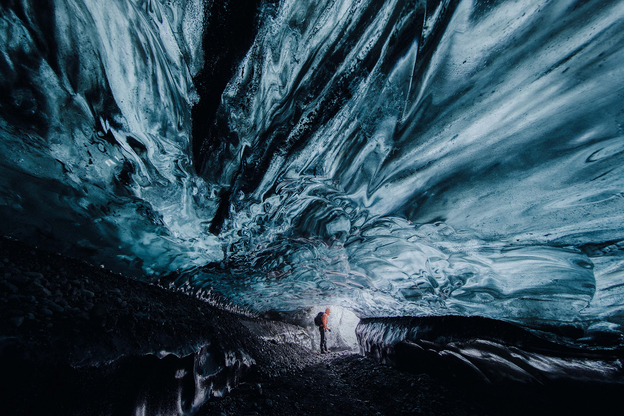 Jokulsarlon Glacier, Eishöhle Wallpaper, 2000x1340 HD Desktop