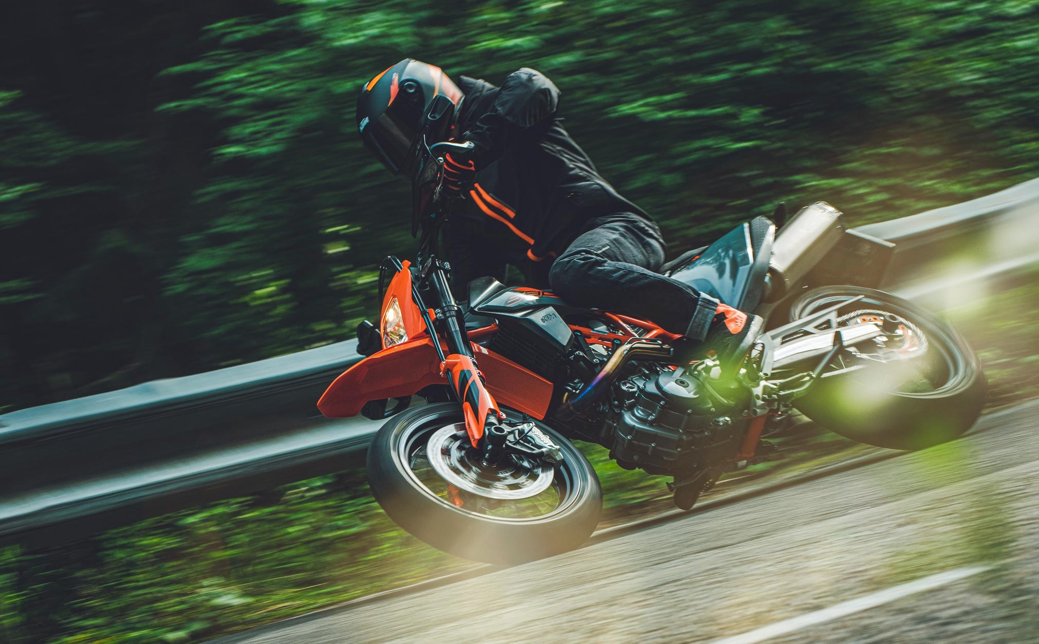 KTM 690 SMC, Beast on two wheels, Thrilling supermoto, Performance bike, 2030x1260 HD Desktop