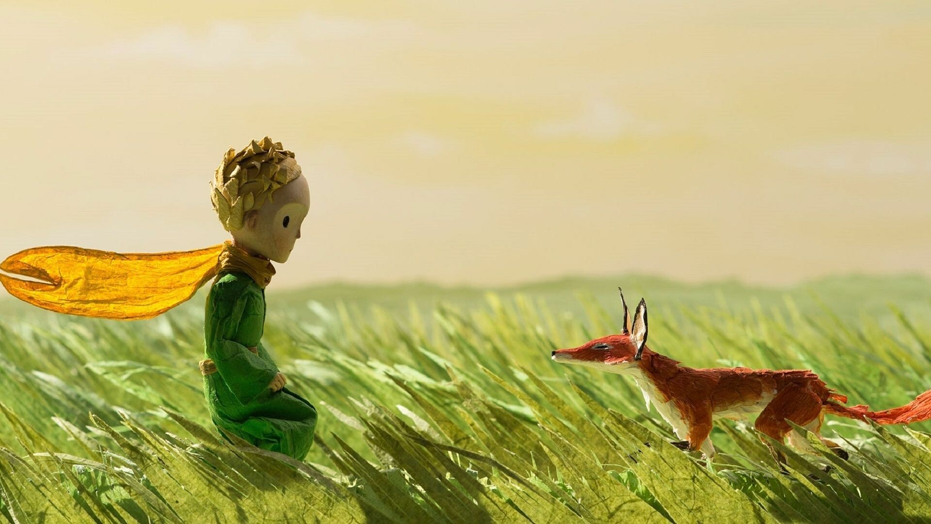 The Little Prince: The film remains very faithful to the spirit of Saint-Exupery’s story, Like the book, it explores the malaise of the grown-up world and finds its remedy in childhood. 1920x1080 Full HD Background.