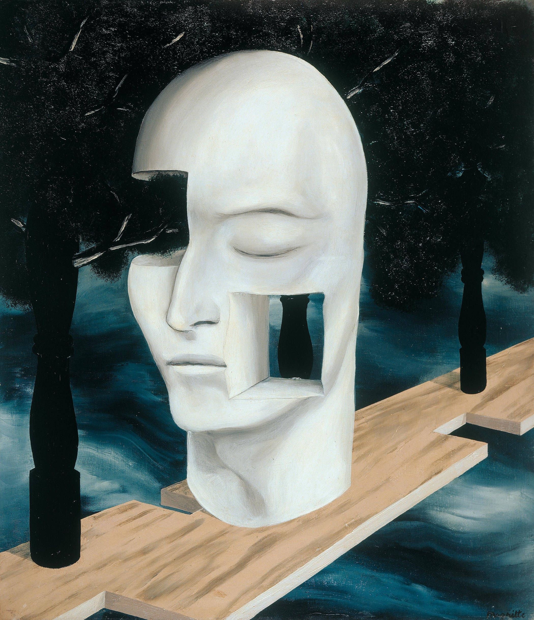 Ren Magritte, Surrealistic masterpieces, Psychological art, Visual storytelling, 2100x2440 HD Phone