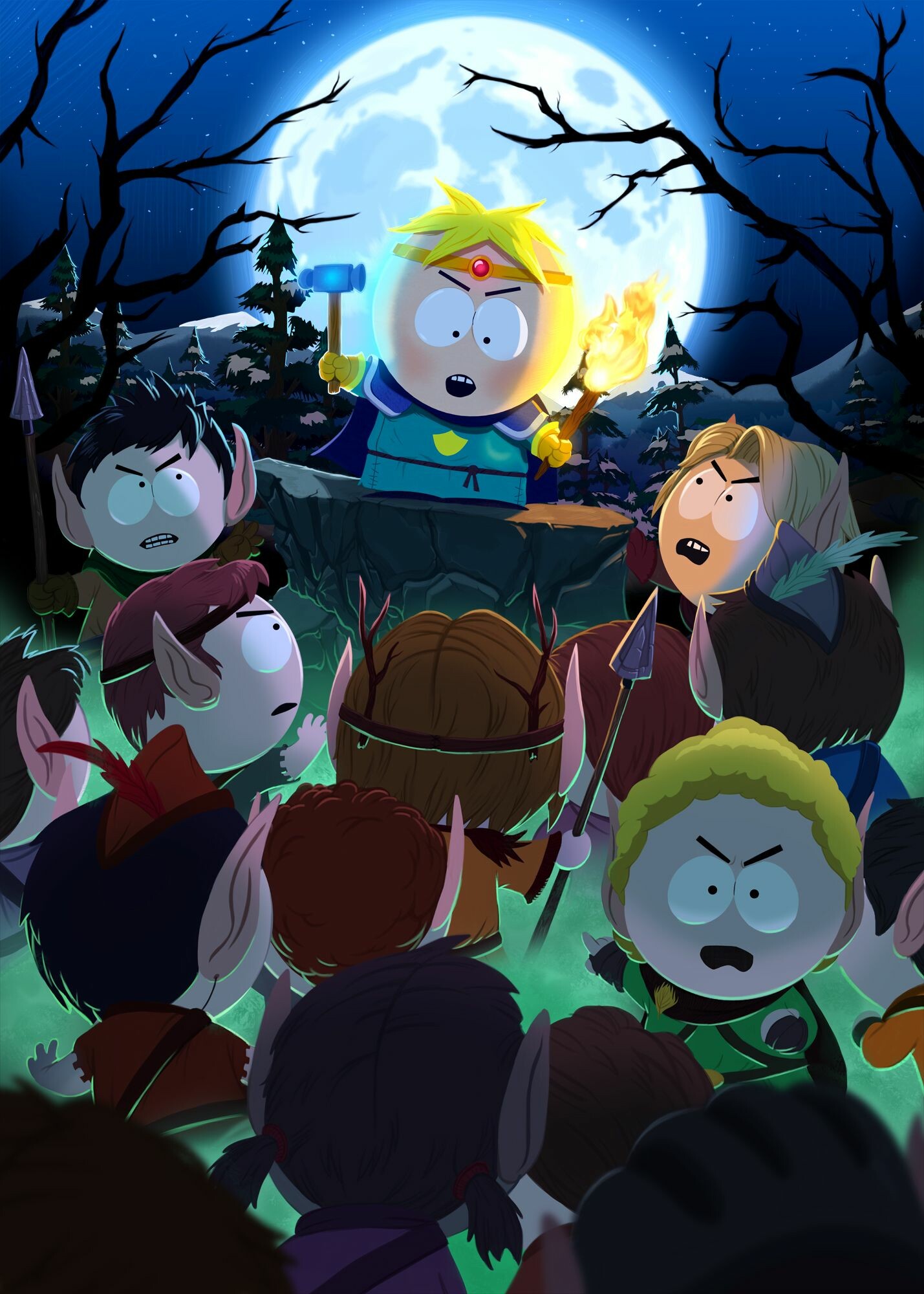 South Park: The Stick of Truth, Developed by Obsidian Entertianment. 1430x2000 HD Background.