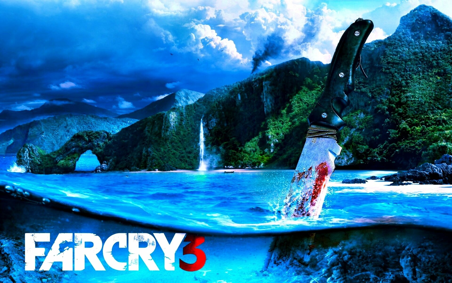 Far Cry 3: The game features a competitive multiplayer mode, a map designer for multiplayer. 1920x1200 HD Background.