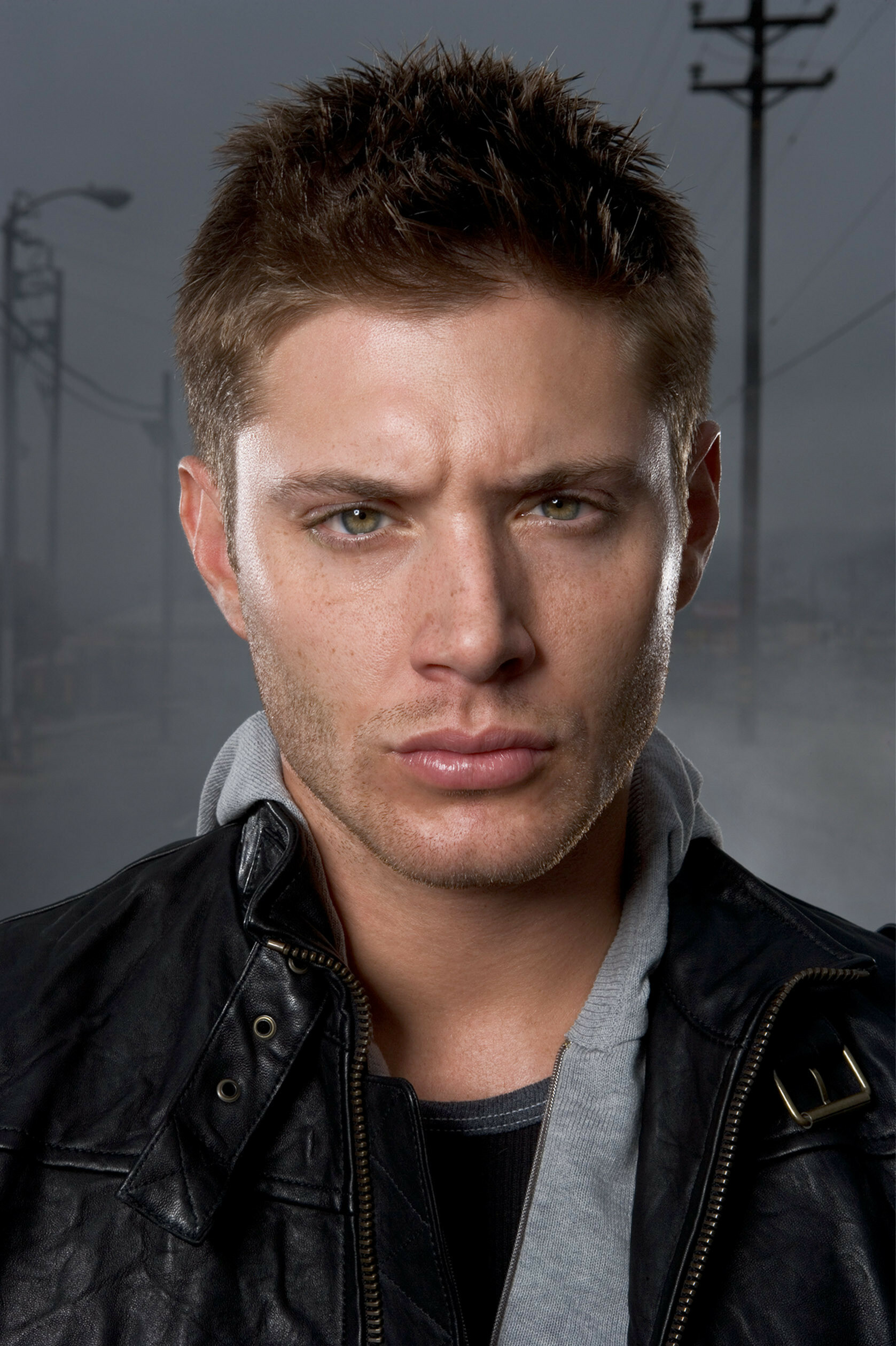 Jensen Ackles: Played Dean Winchester in a dark fantasy drama television series, Supernatural. 1680x2520 HD Background.