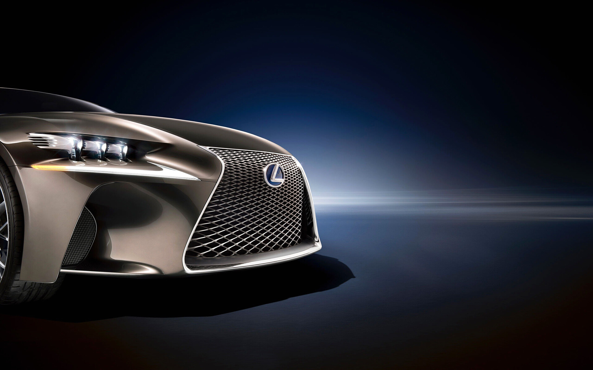 Lexus: A sports sedan produced by Japanese manufacturer, The famous spindle grille. 1920x1200 HD Wallpaper.