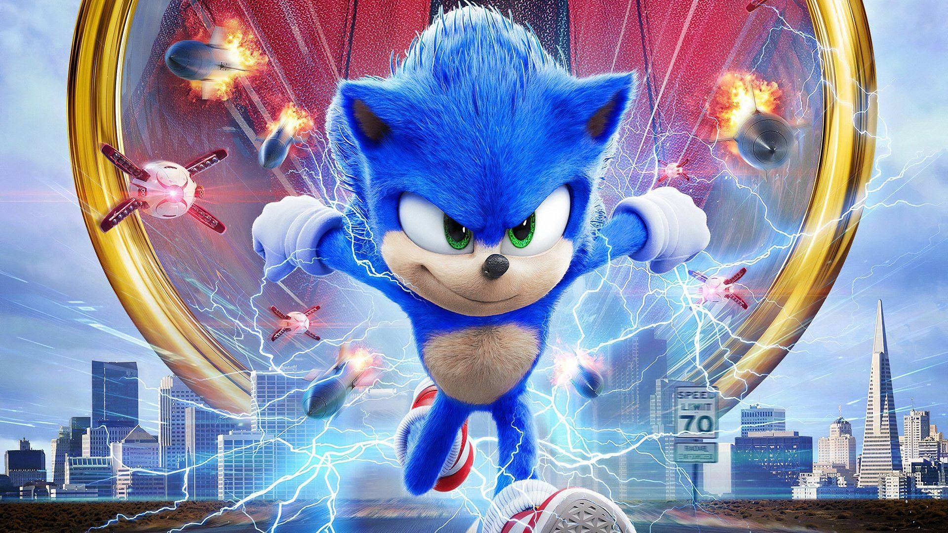 Sonic running wallpapers, Sonic the Hedgehog, Fast-paced gameplay, Gaming backgrounds, 1920x1080 Full HD Desktop