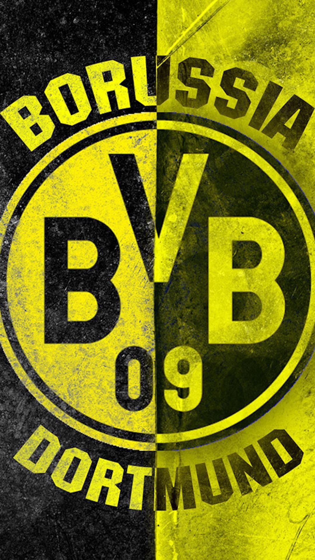 Borussia Dortmund: The fourth-youngest squad in the Bundesliga. 1080x1920 Full HD Background.